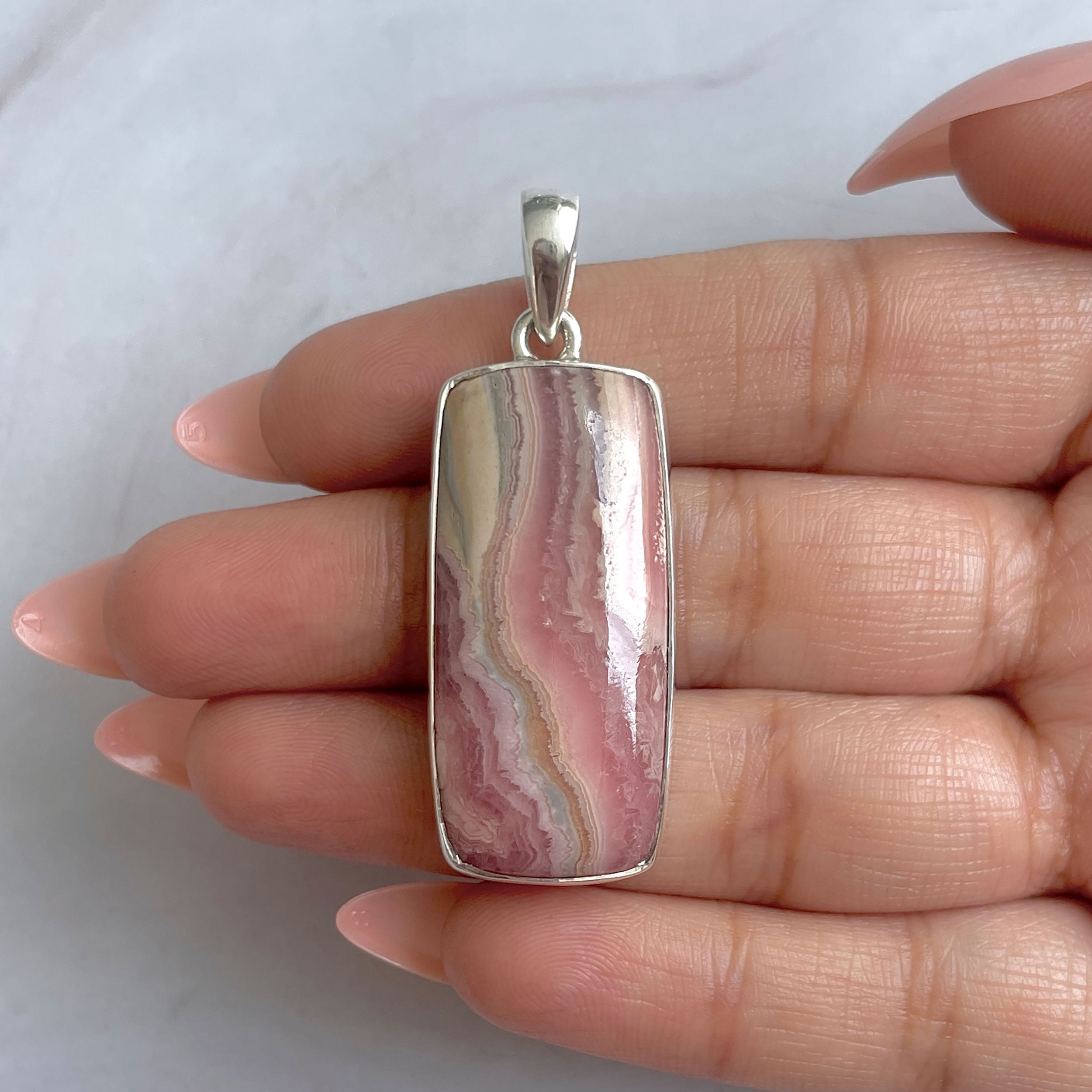 Rhodochrosite Pendant-(RDC-P-297.)