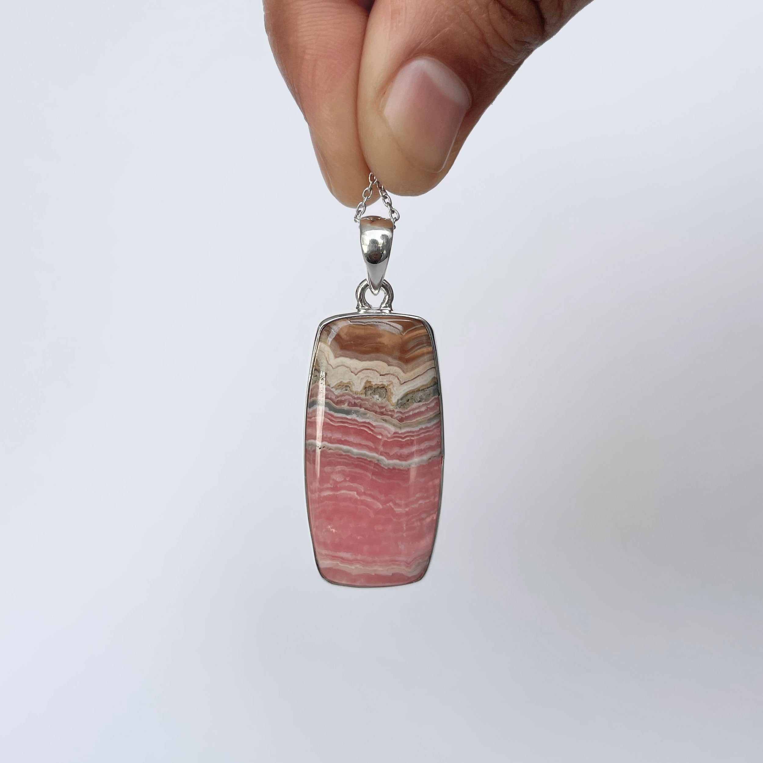 Rhodochrosite Pendant-(RDC-P-298.)