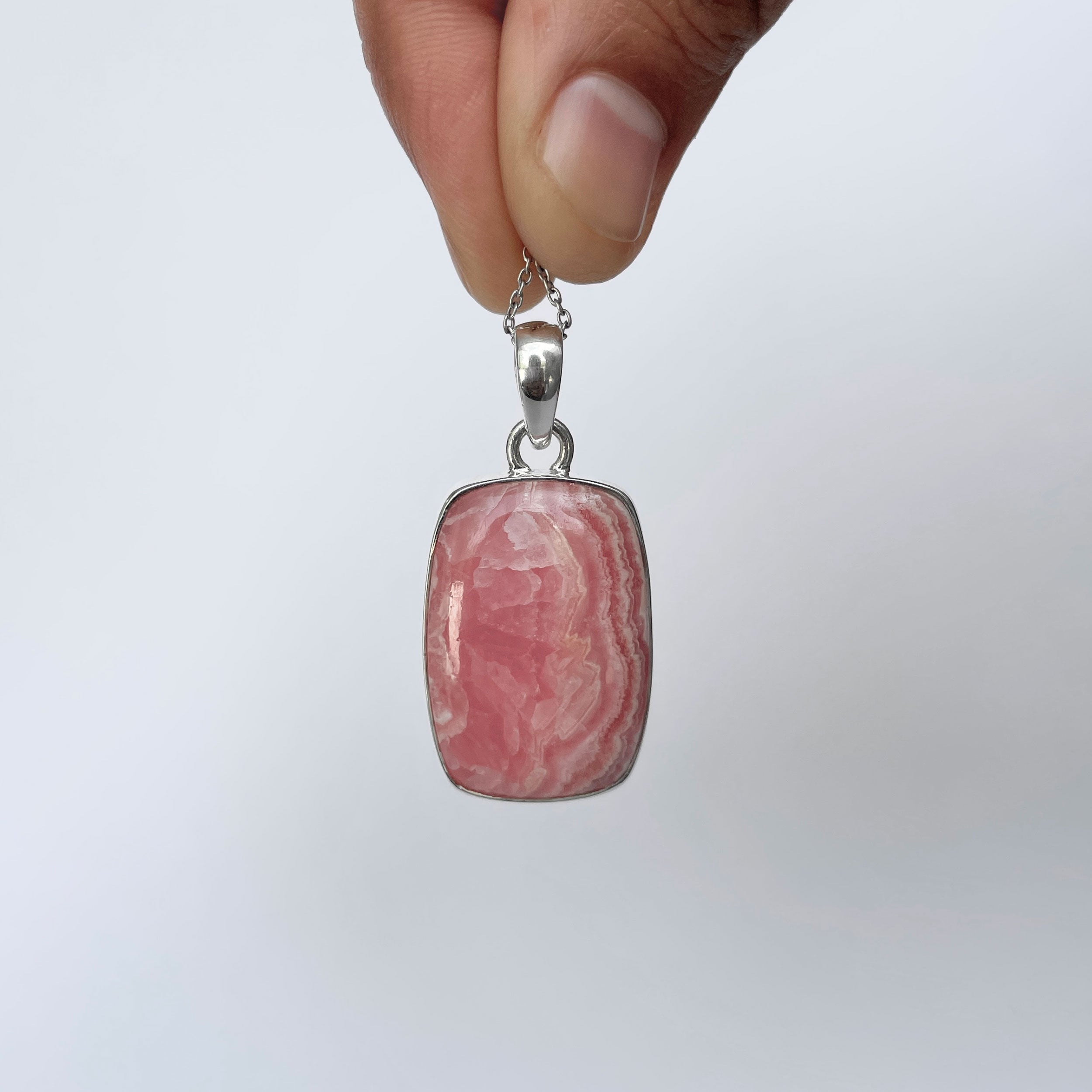 Rhodochrosite Pendant-(RDC-P-299.)