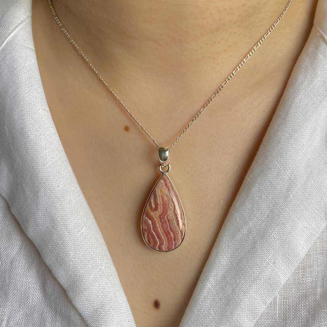 Rhodochrosite Pendant-(RDC-P-30.)