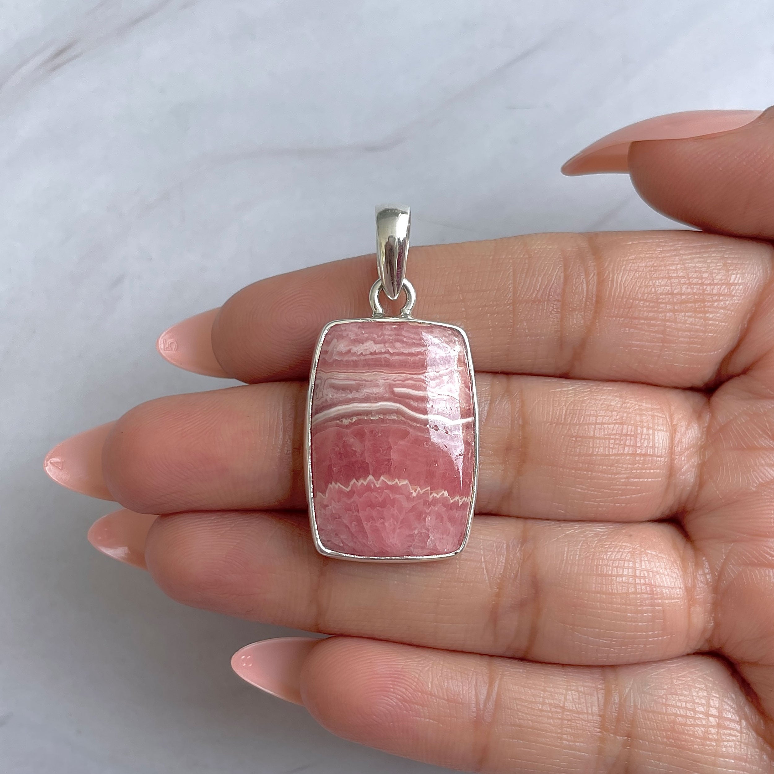 Rhodochrosite Pendant-(RDC-P-300.)