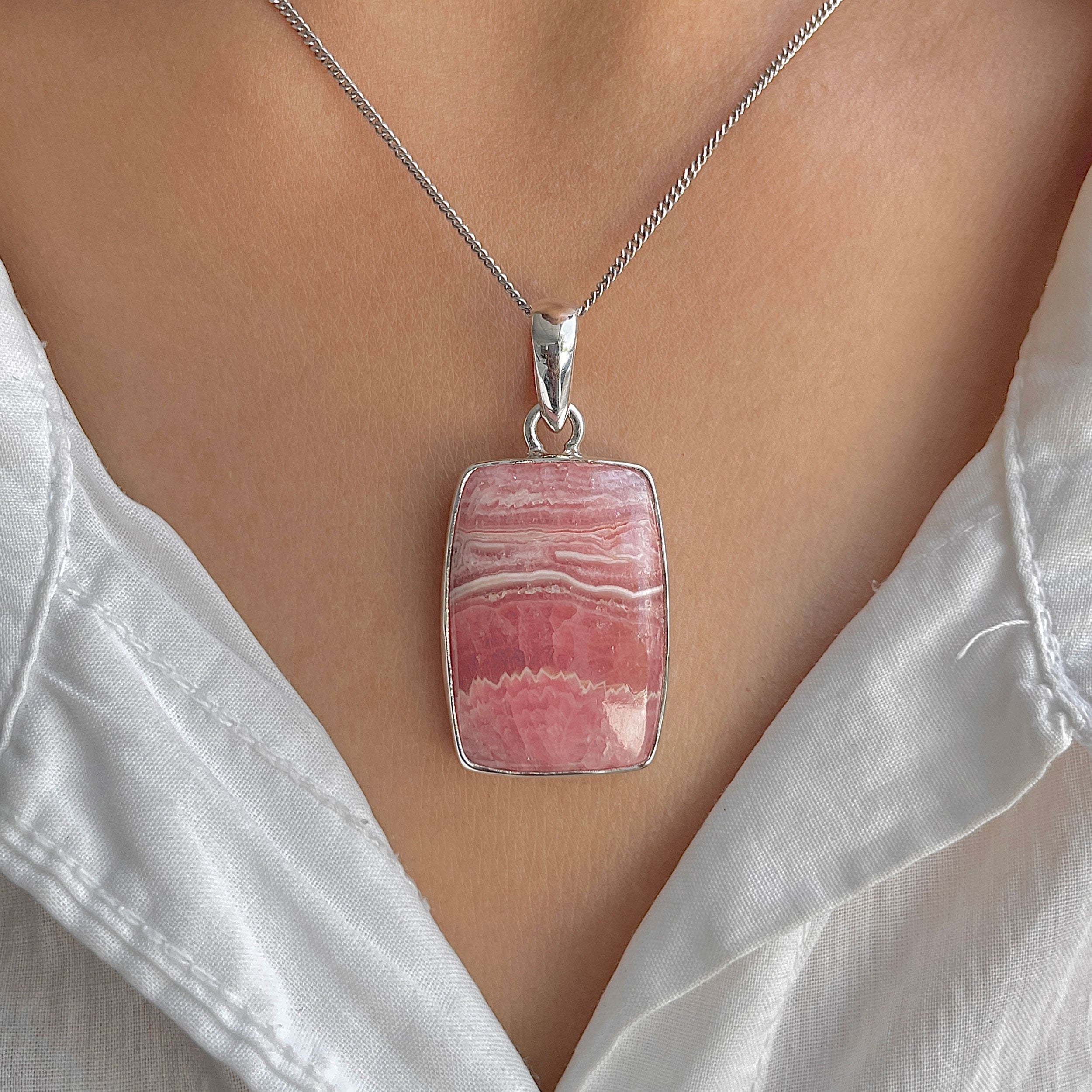 Rhodochrosite Pendant-(RDC-P-300.)