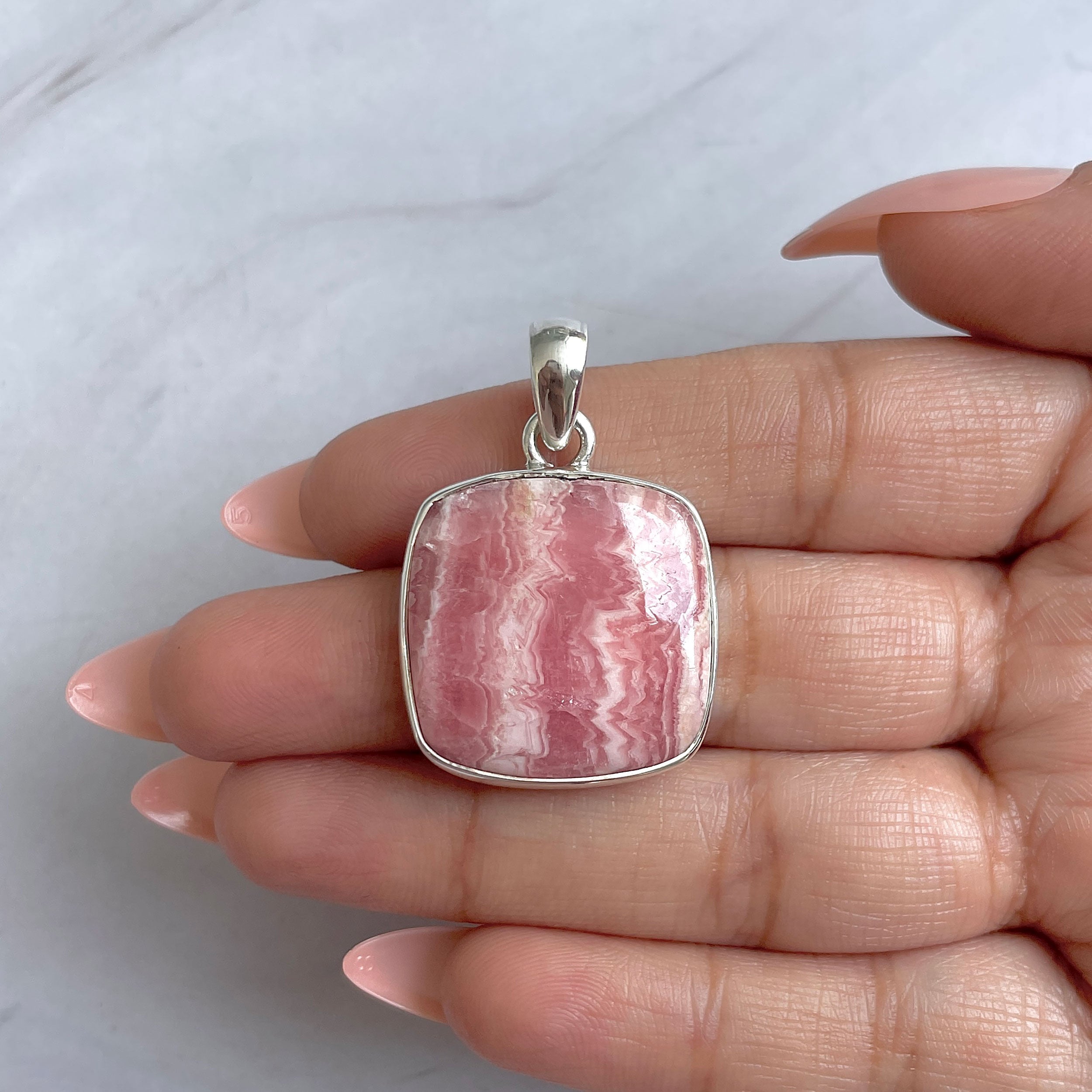 Rhodochrosite Pendant-(RDC-P-301.)