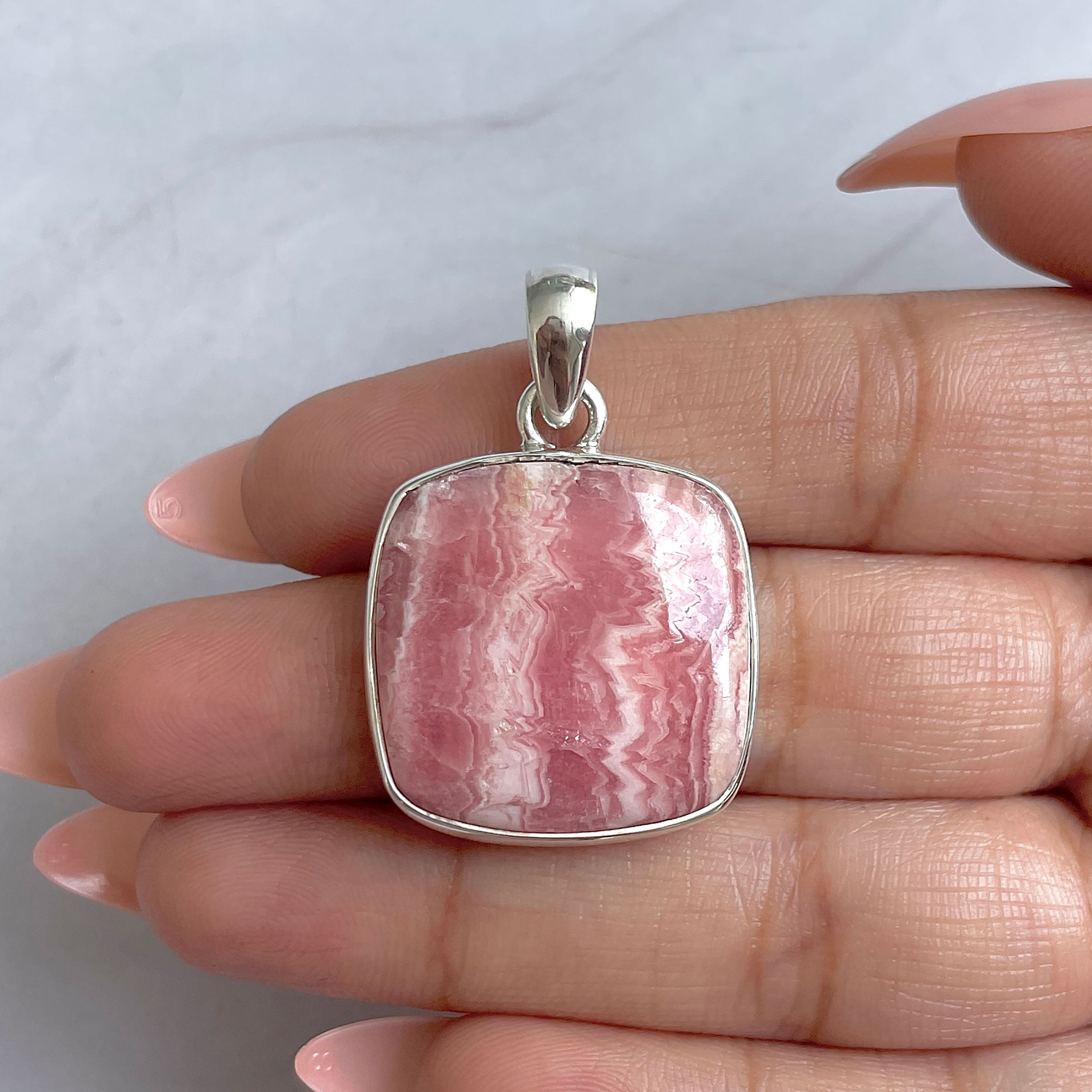 Rhodochrosite Pendant-(RDC-P-301.)