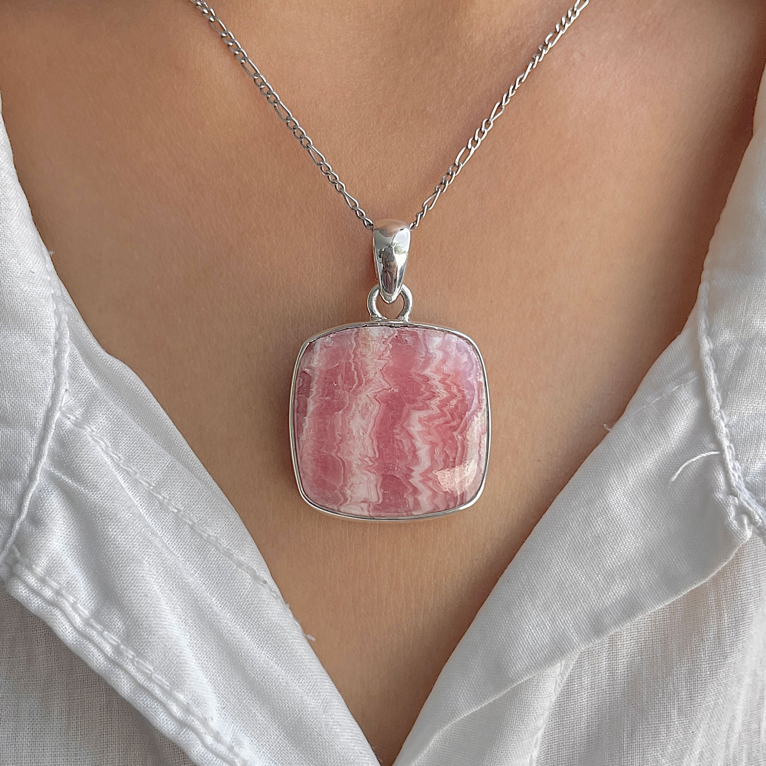 Rhodochrosite Pendant-(RDC-P-301.)
