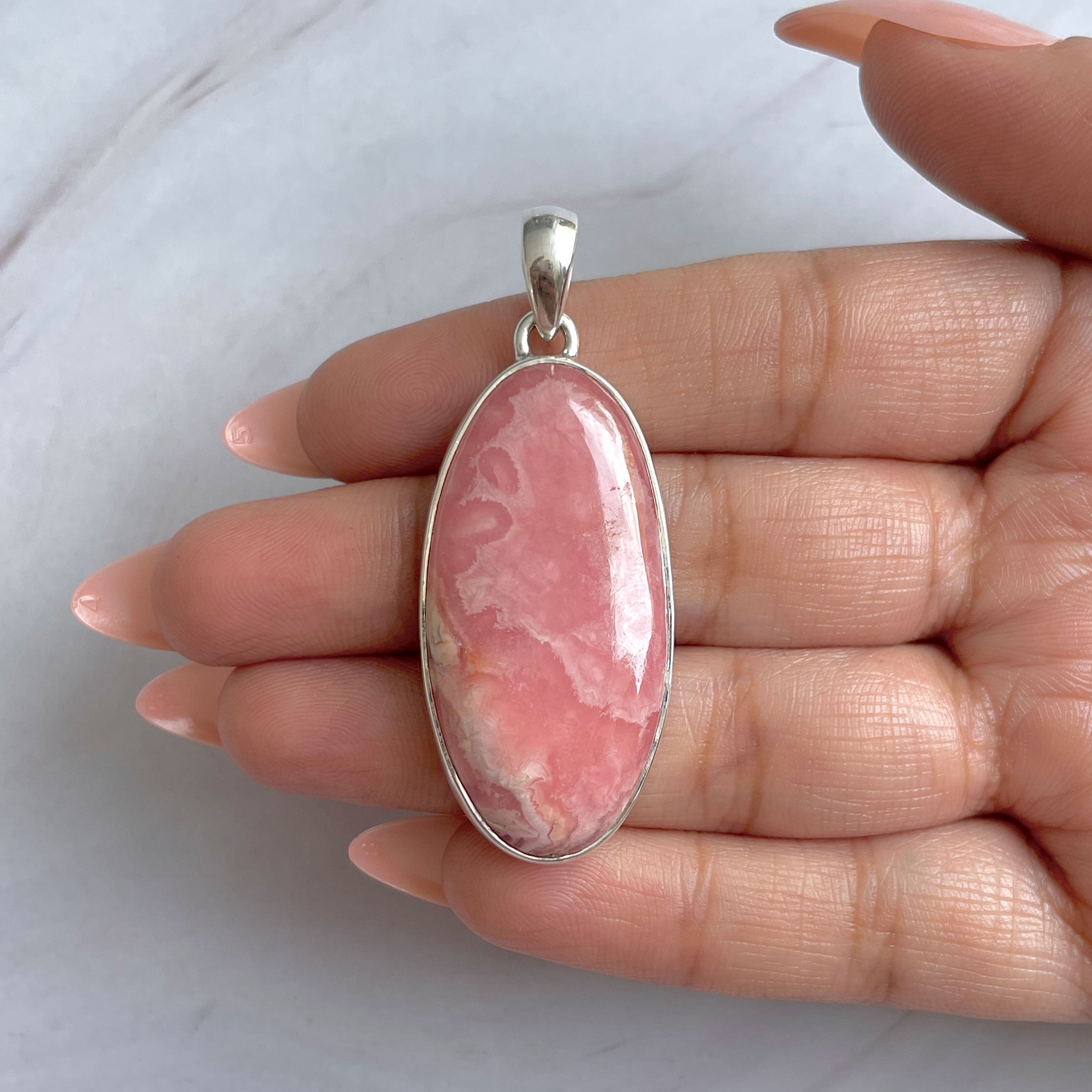 Rhodochrosite Pendant-(RDC-P-302.)