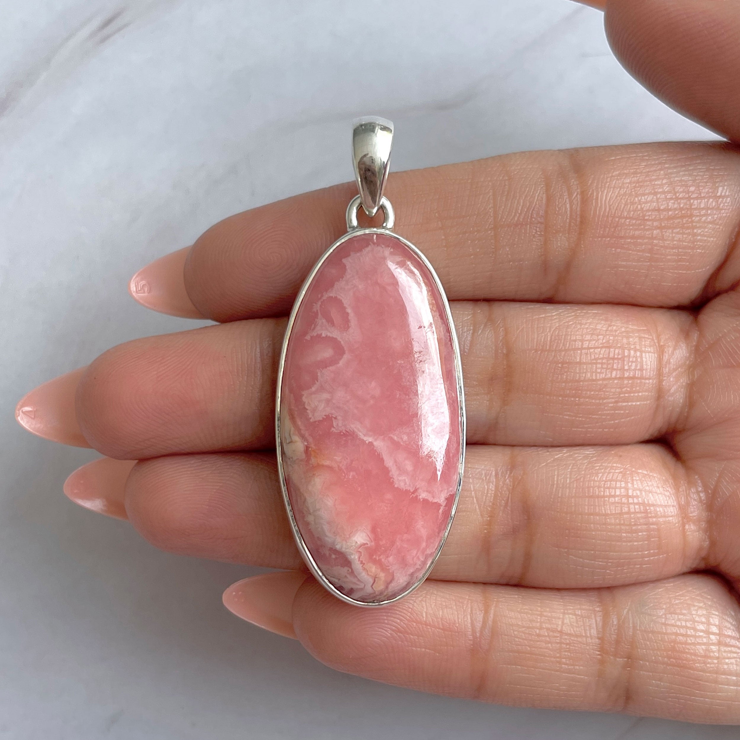 Rhodochrosite Pendant-(RDC-P-302.)