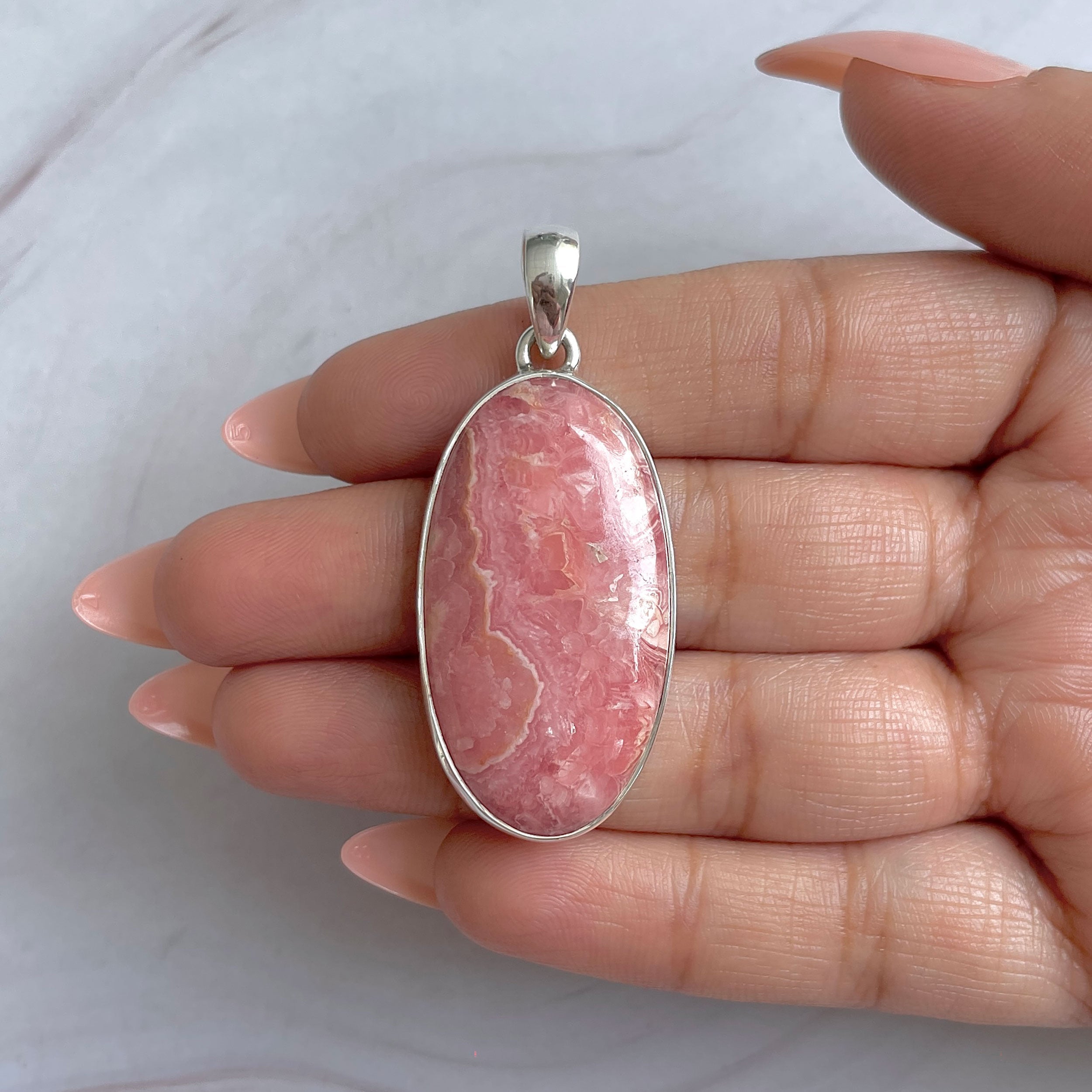 Rhodochrosite Pendant-(RDC-P-304.)