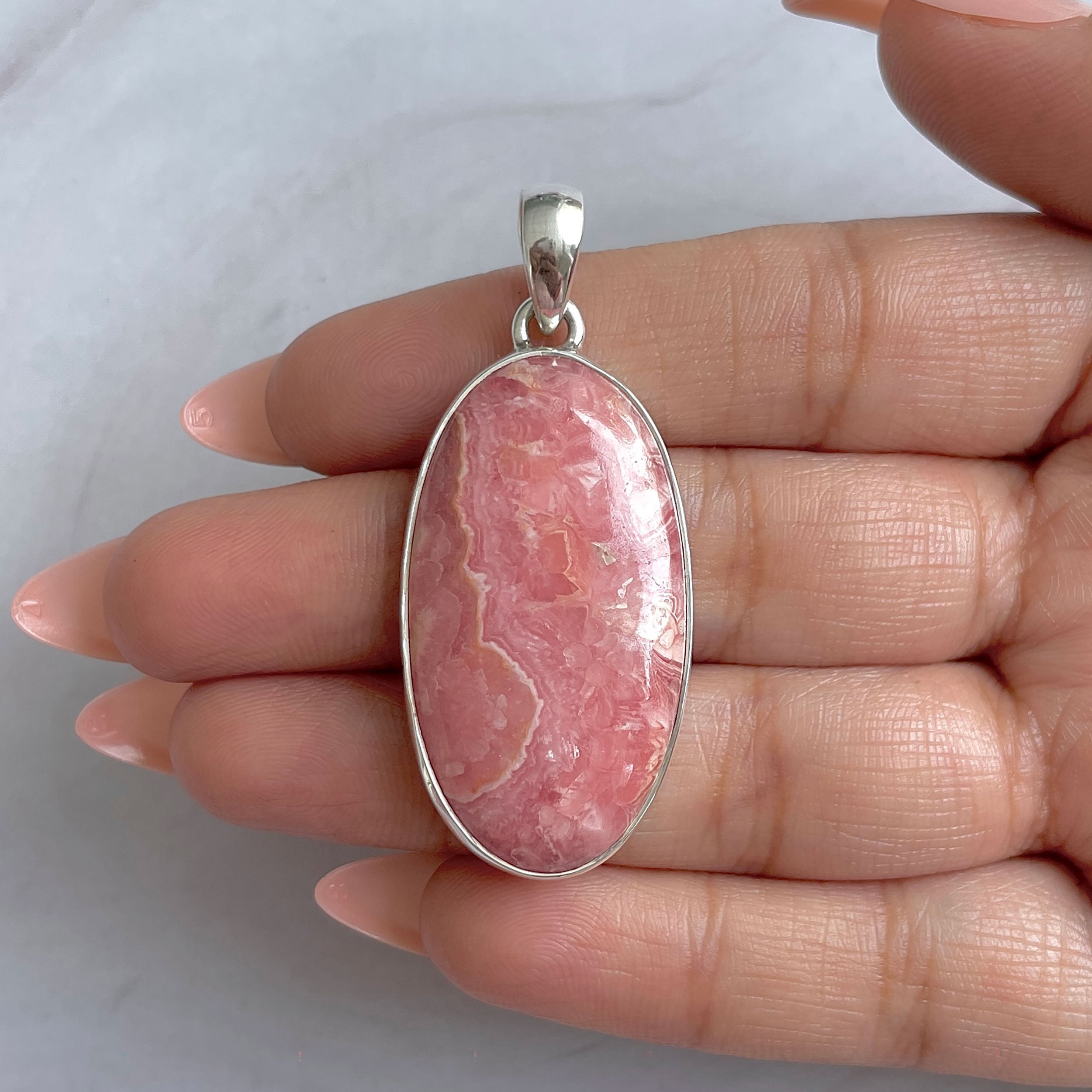 Rhodochrosite Pendant-(RDC-P-304.)