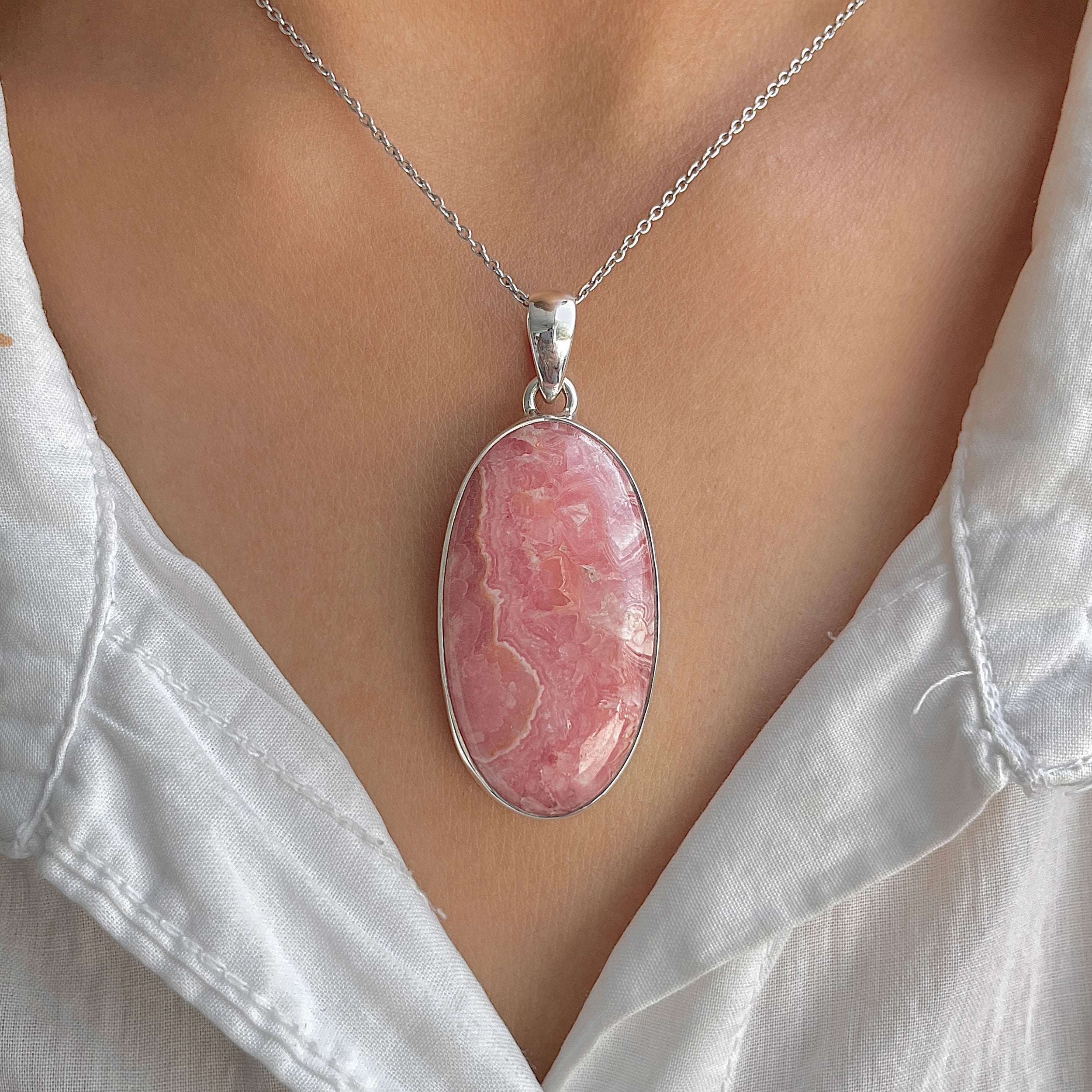 Rhodochrosite Pendant-(RDC-P-304.)
