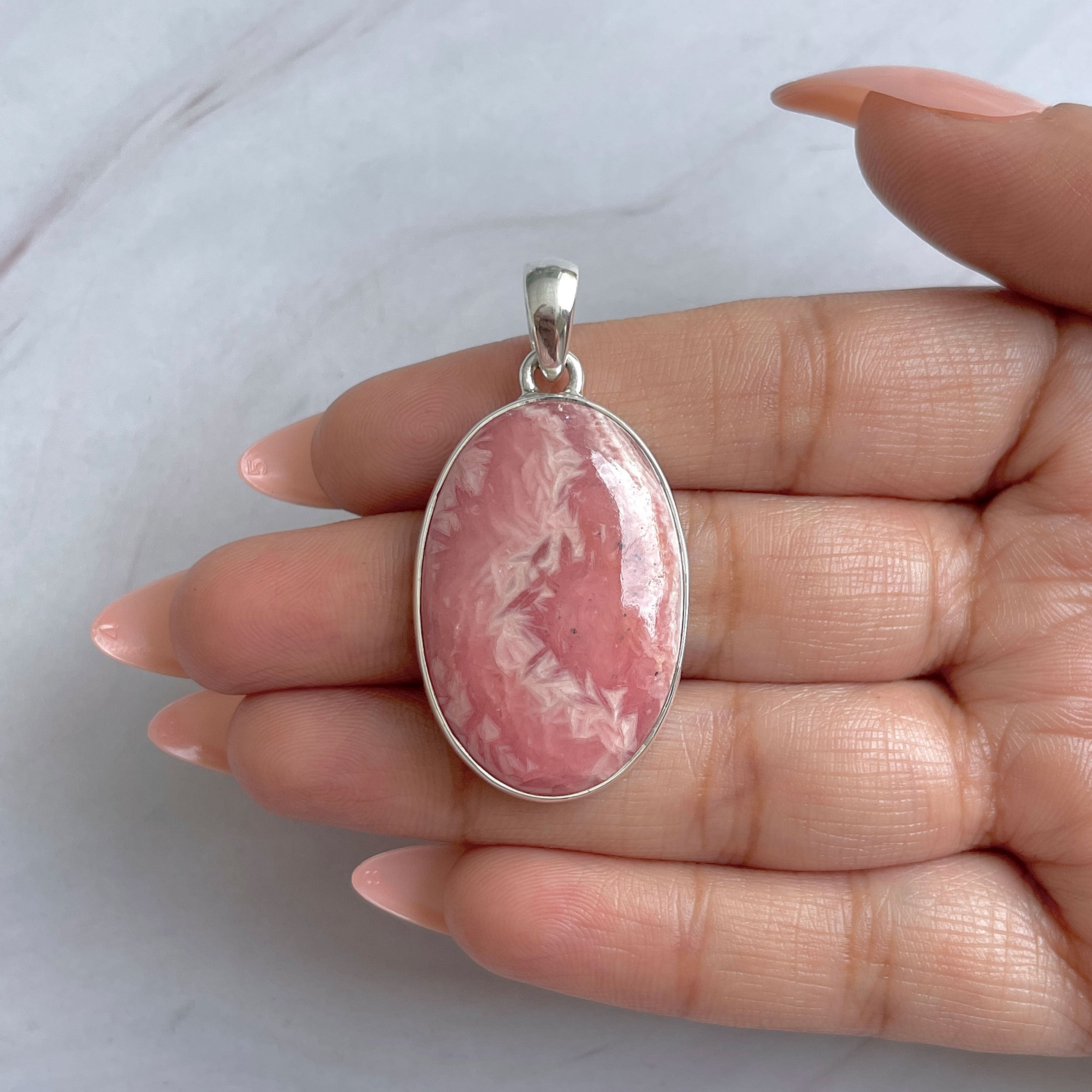 Rhodochrosite Pendant-(RDC-P-305.)