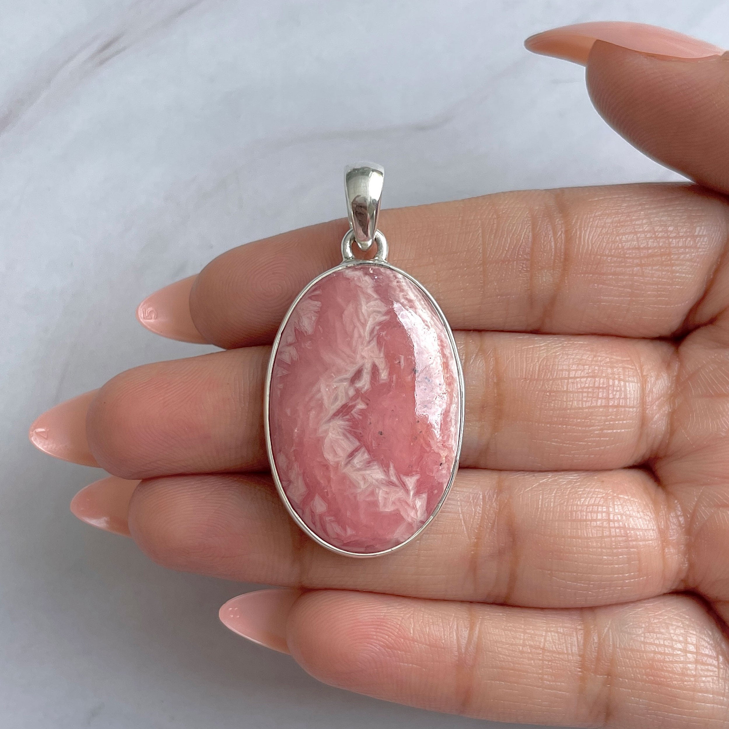 Rhodochrosite Pendant-(RDC-P-305.)