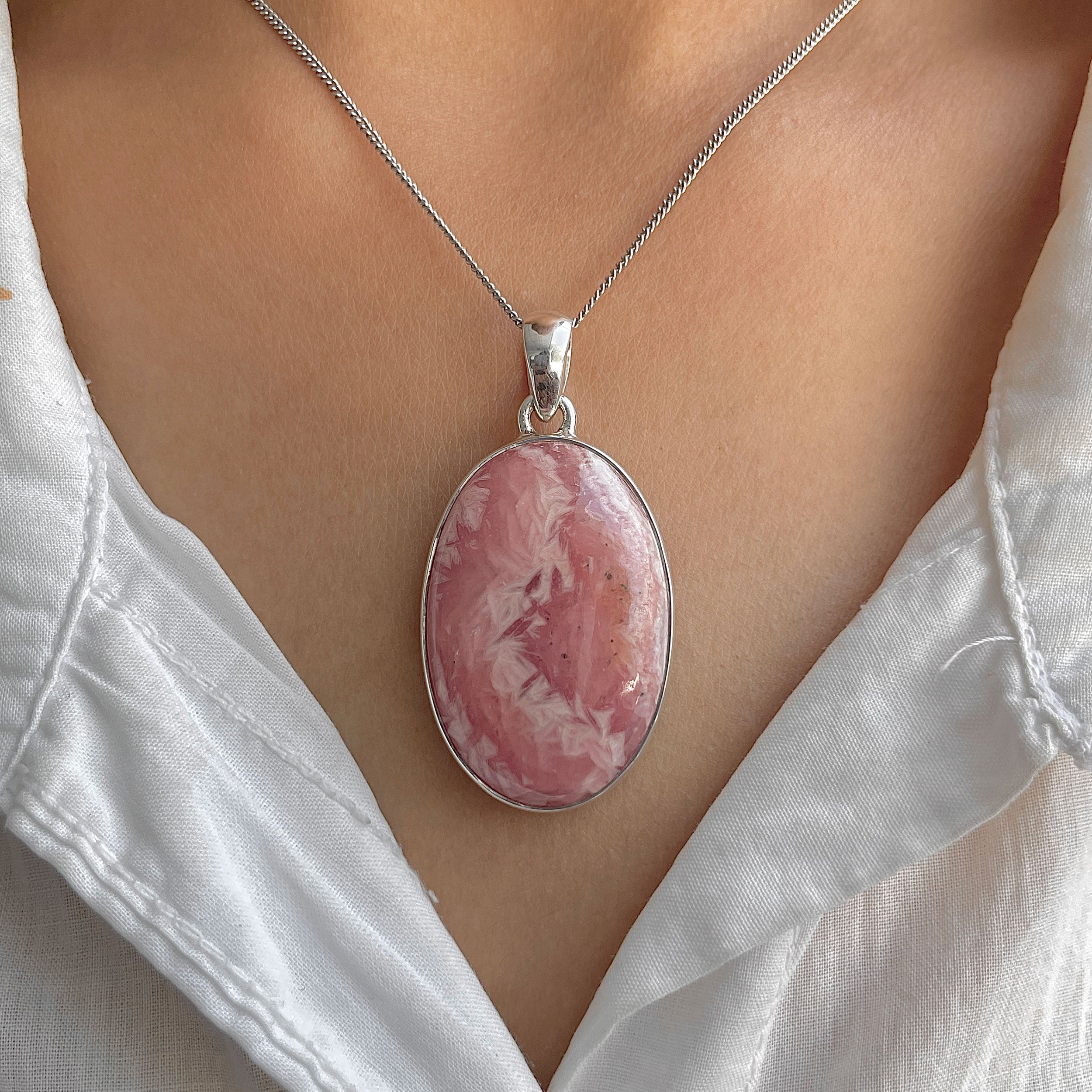 Rhodochrosite Pendant-(RDC-P-305.)