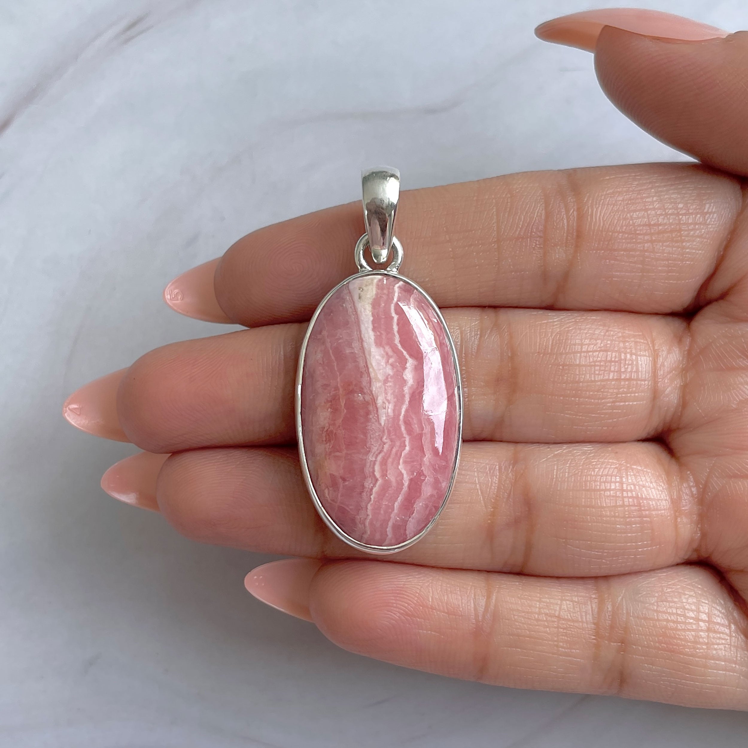 Rhodochrosite Pendant-(RDC-P-306.)