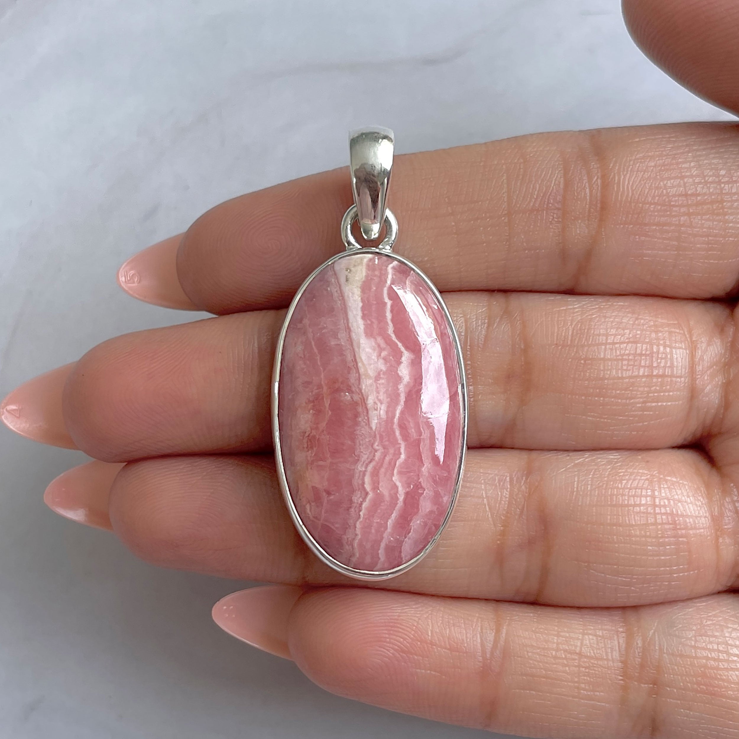 Rhodochrosite Pendant-(RDC-P-306.)