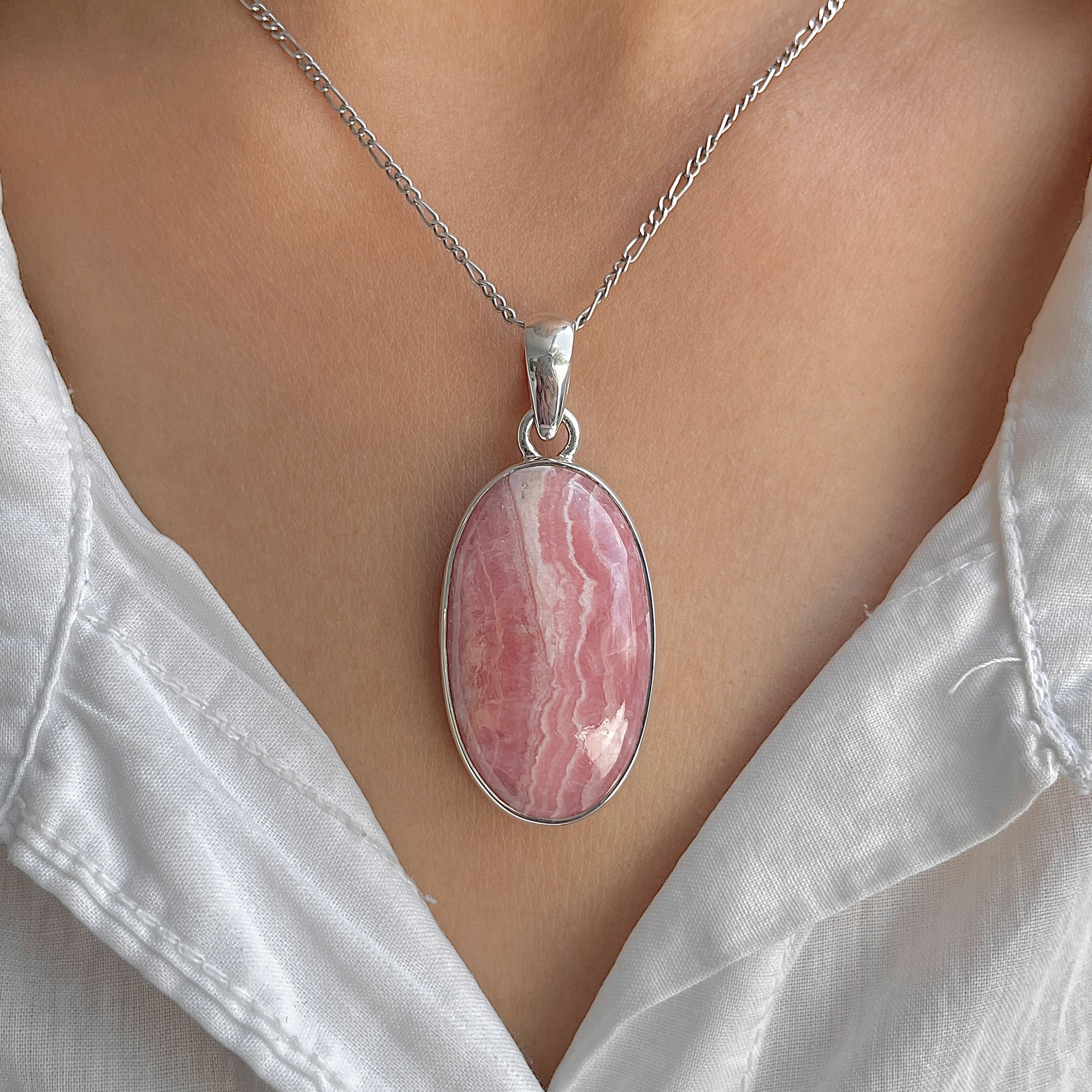 Rhodochrosite Pendant-(RDC-P-306.)