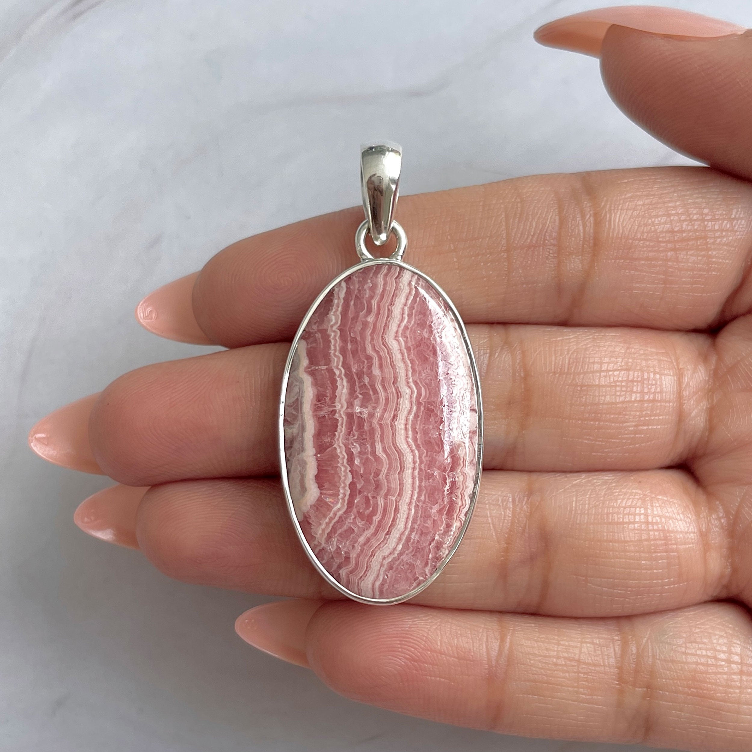 Rhodochrosite Pendant-(RDC-P-307.)
