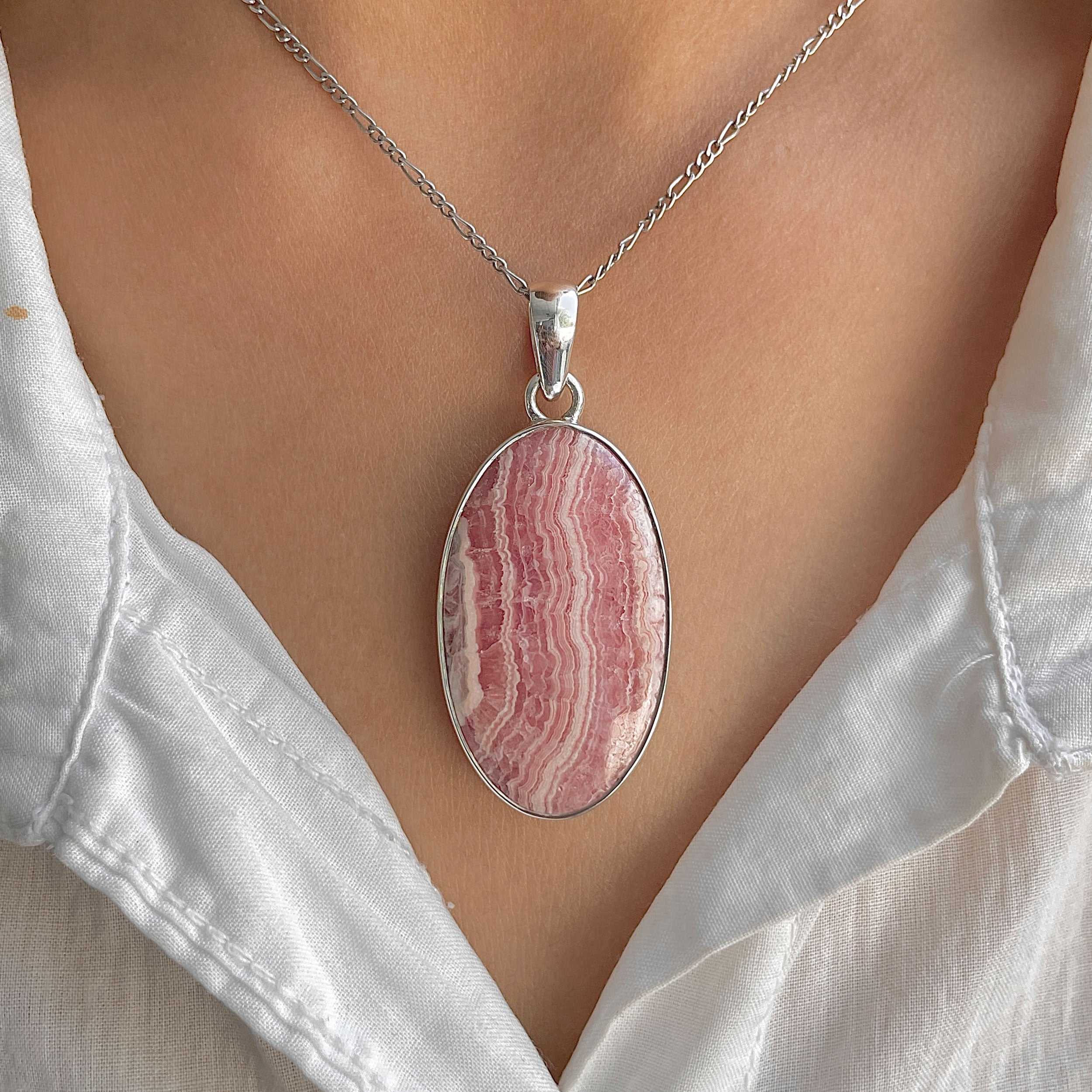Rhodochrosite Pendant-(RDC-P-307.)