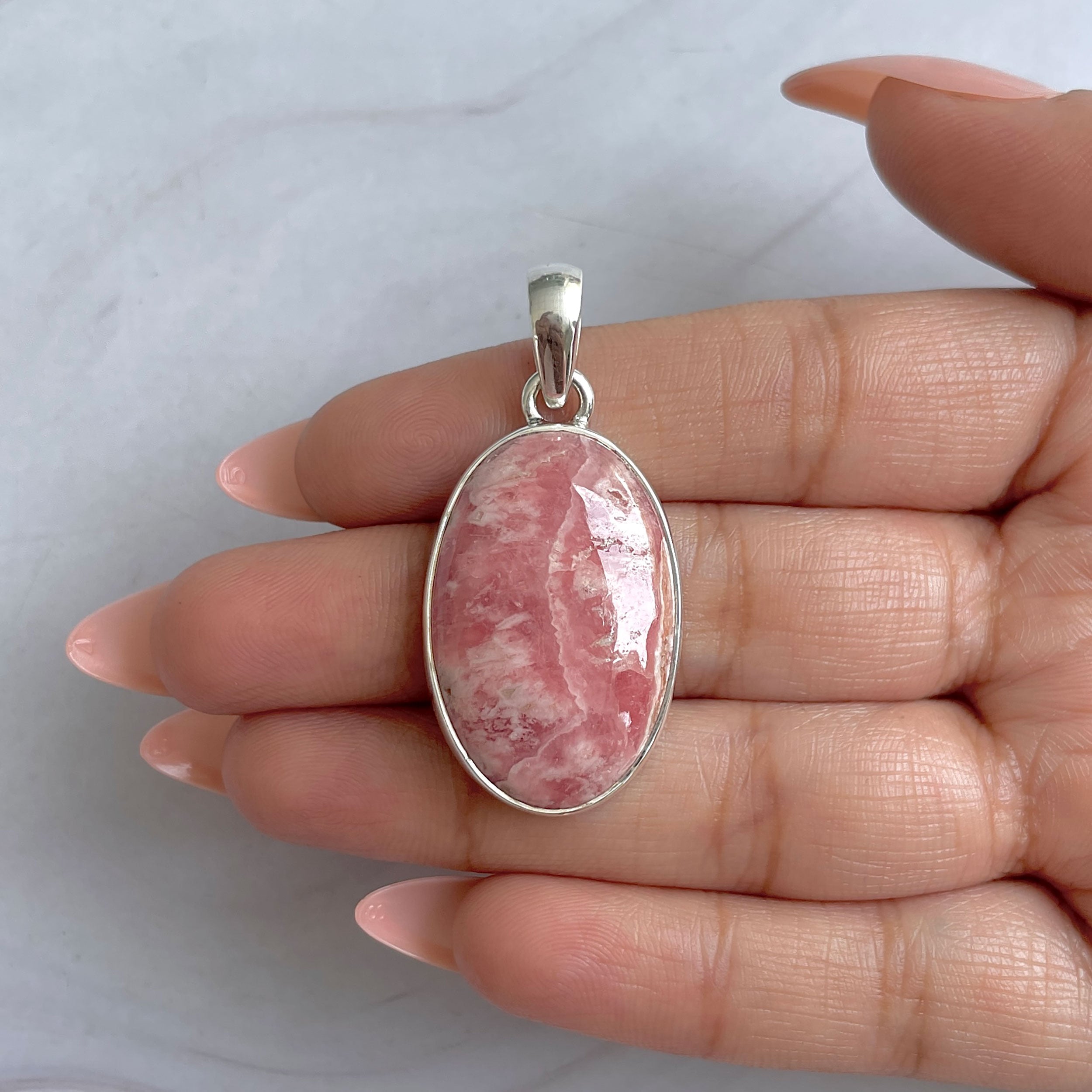Rhodochrosite Pendant-(RDC-P-310.)
