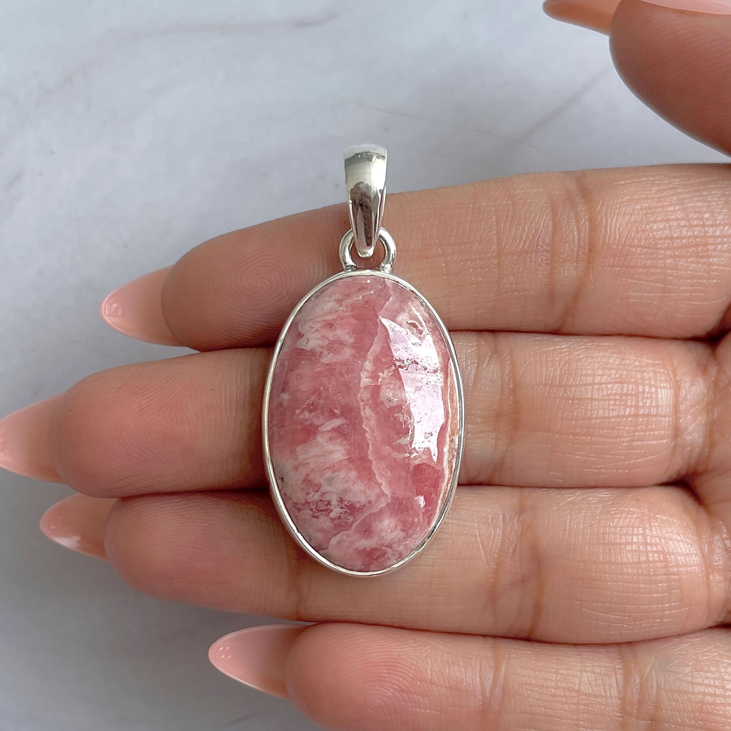 Rhodochrosite Pendant-(RDC-P-310.)