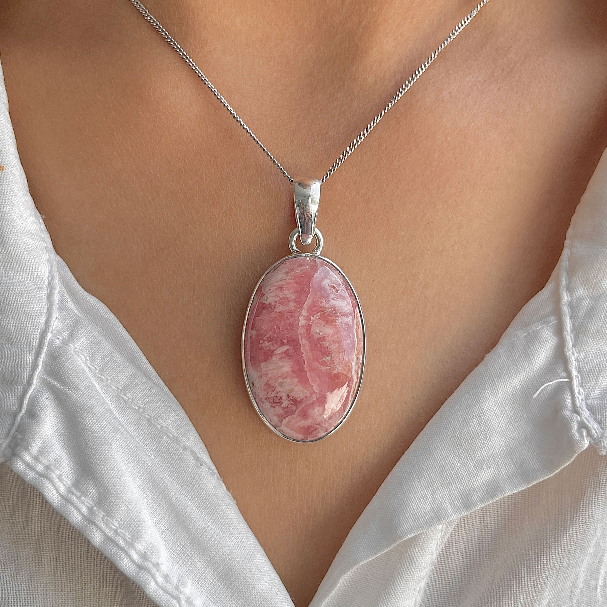 Rhodochrosite Pendant-(RDC-P-310.)
