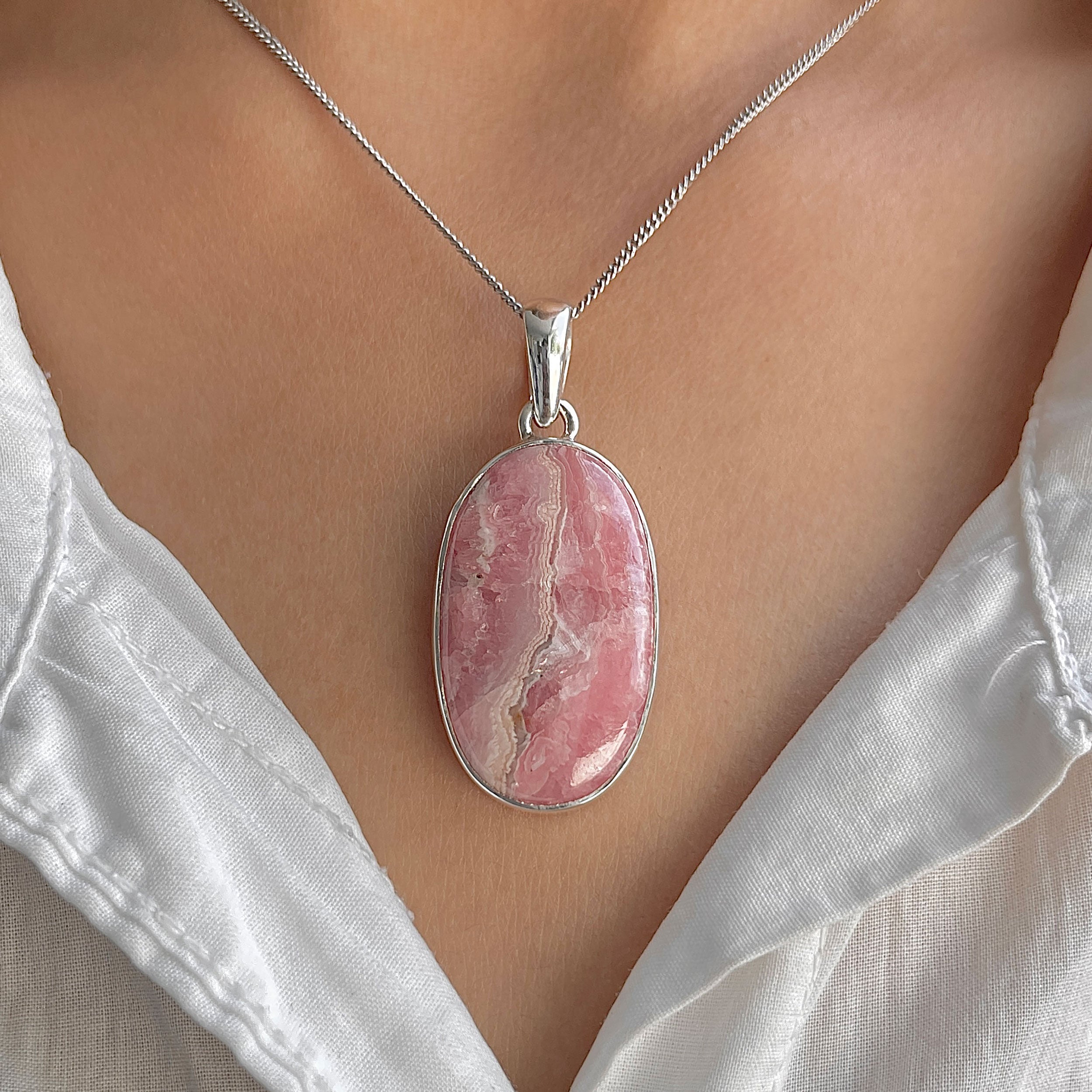 Rhodochrosite Pendant-(RDC-P-311.)