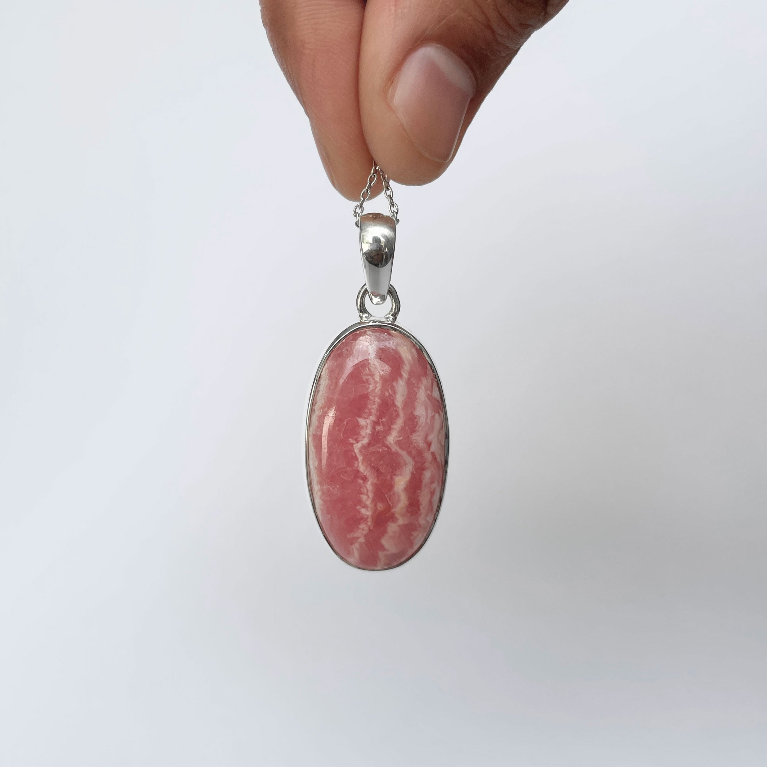 Rhodochrosite Pendant-(RDC-P-312.)