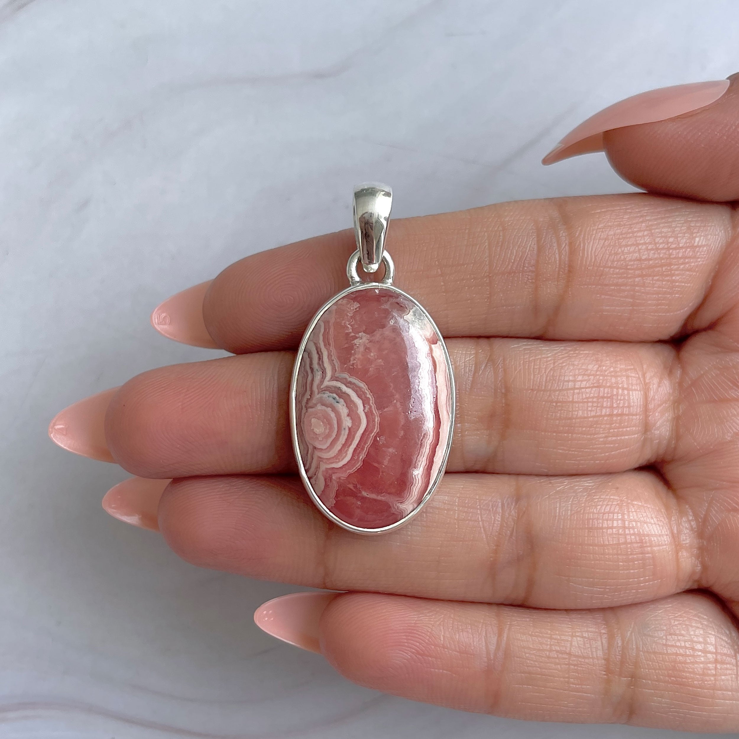 Rhodochrosite Pendant-(RDC-P-313.)