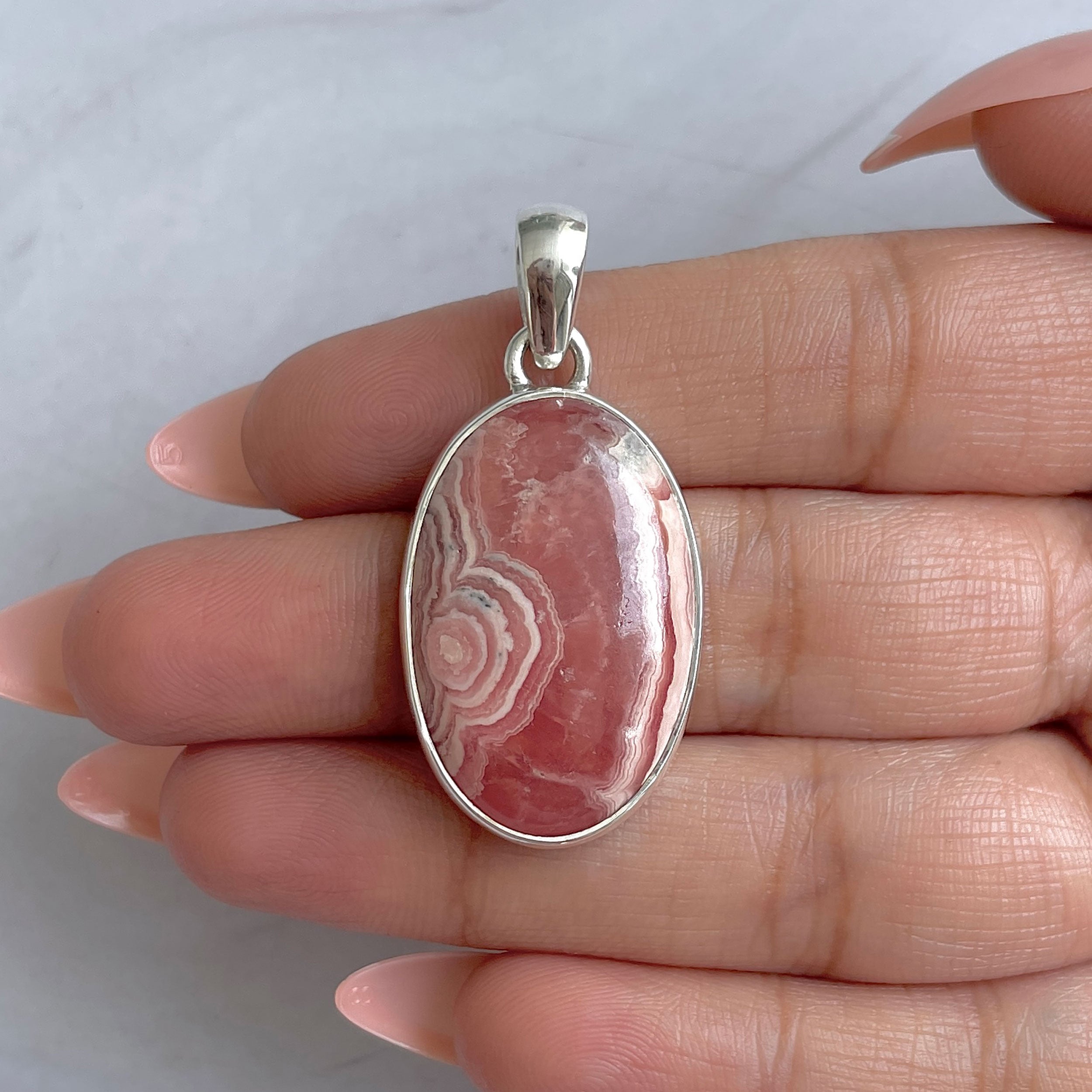 Rhodochrosite Pendant-(RDC-P-313.)