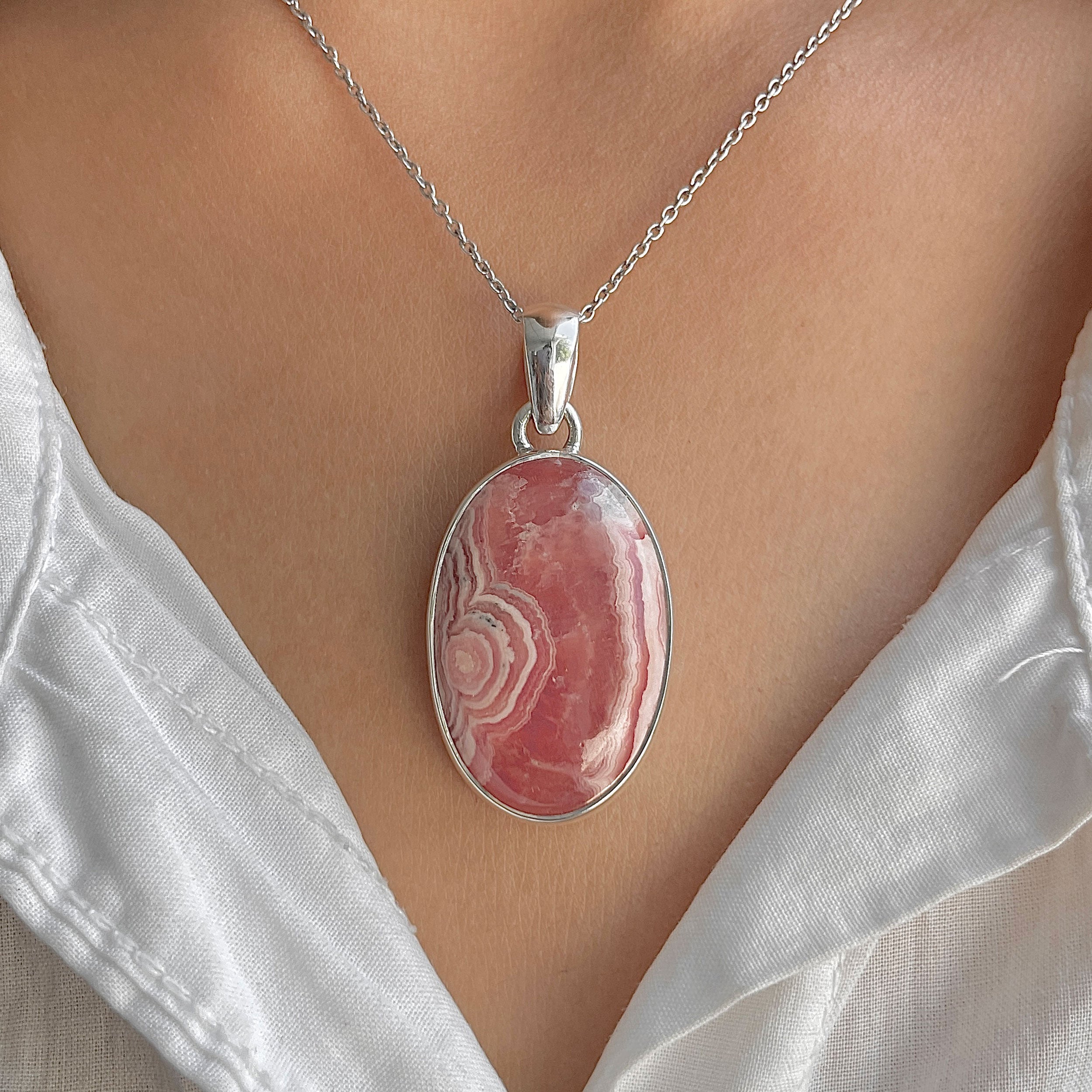 Rhodochrosite Pendant-(RDC-P-313.)
