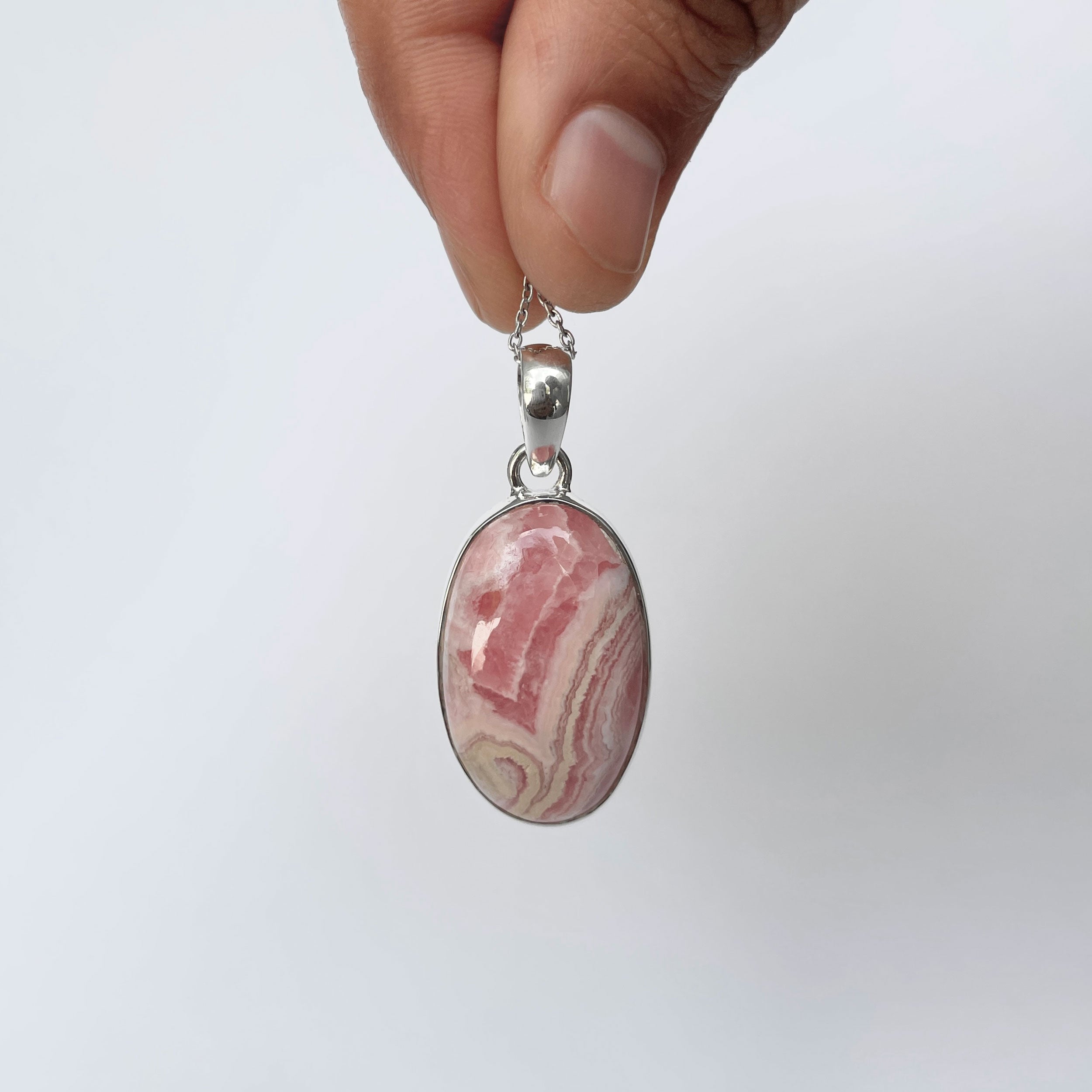 Rhodochrosite Pendant-(RDC-P-314.)
