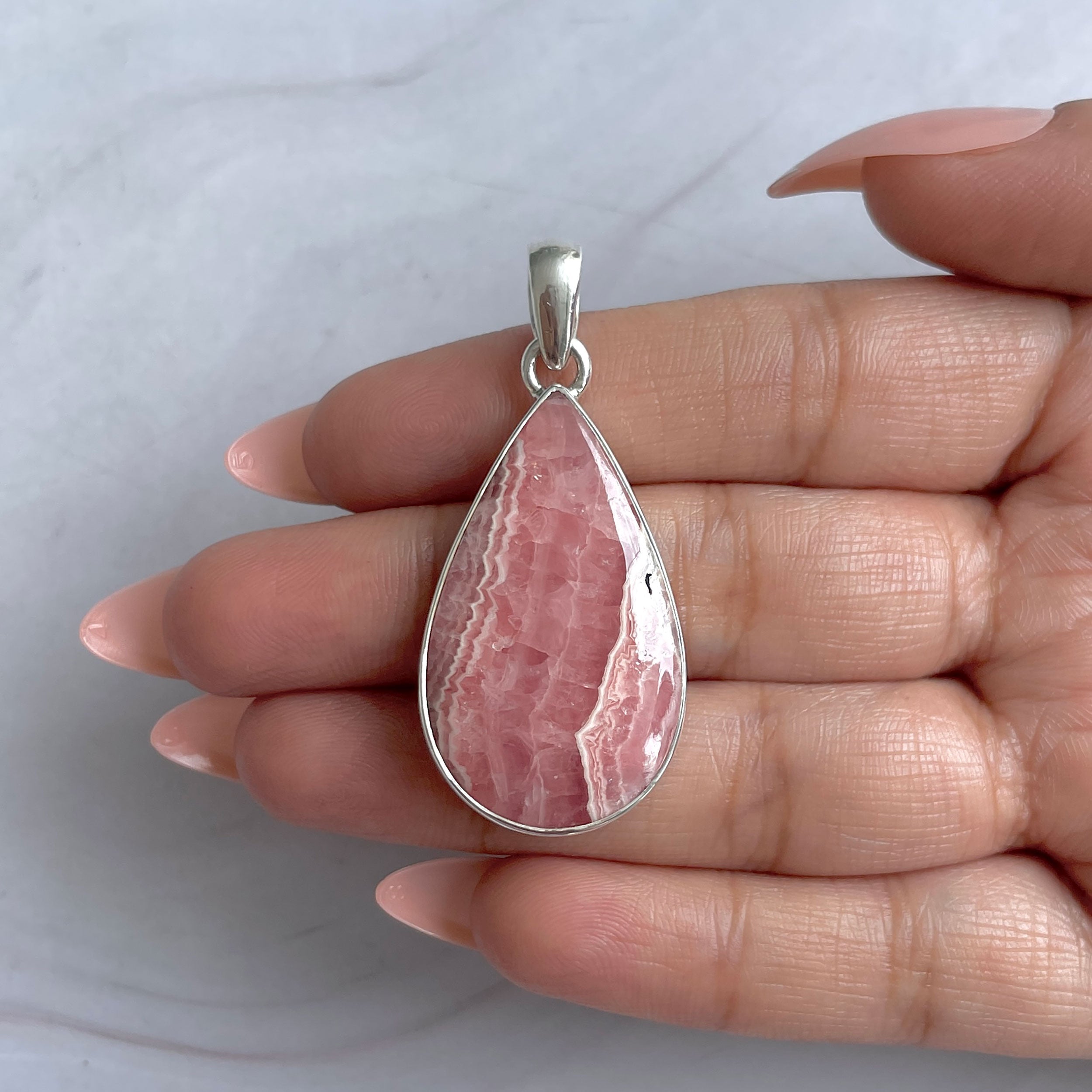 Rhodochrosite Pendant-(RDC-P-315.)