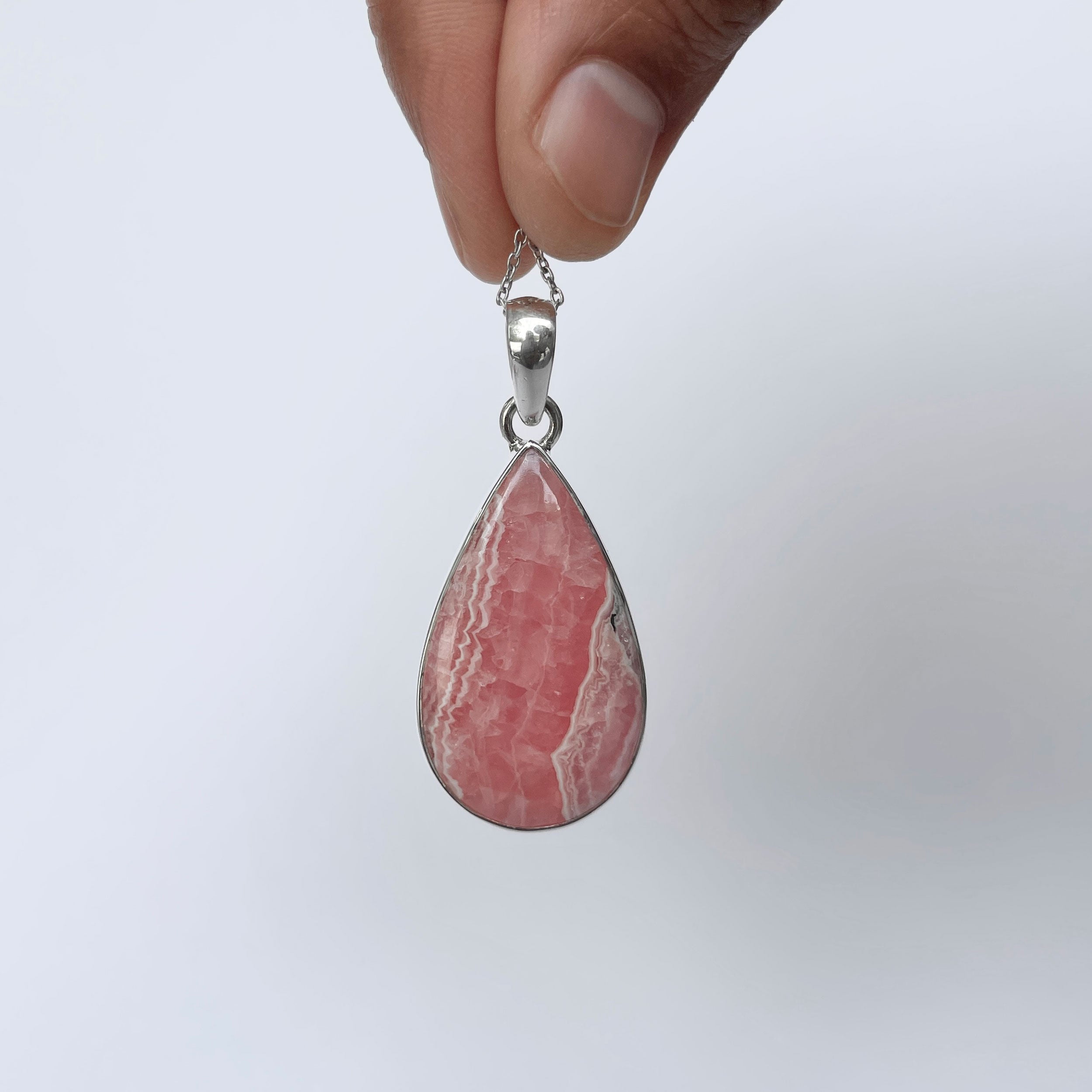 Rhodochrosite Pendant-(RDC-P-315.)