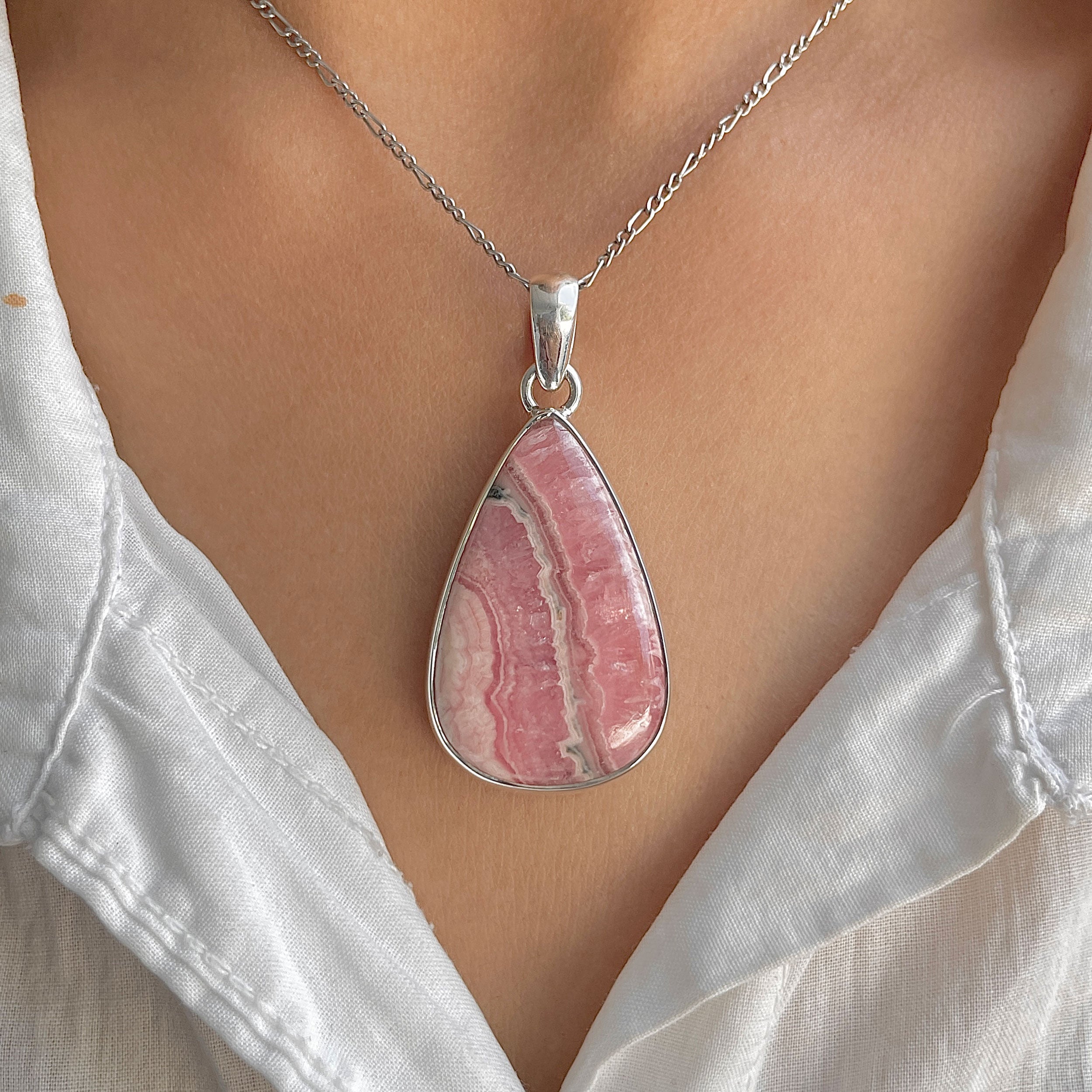 Rhodochrosite Pendant-(RDC-P-316.)
