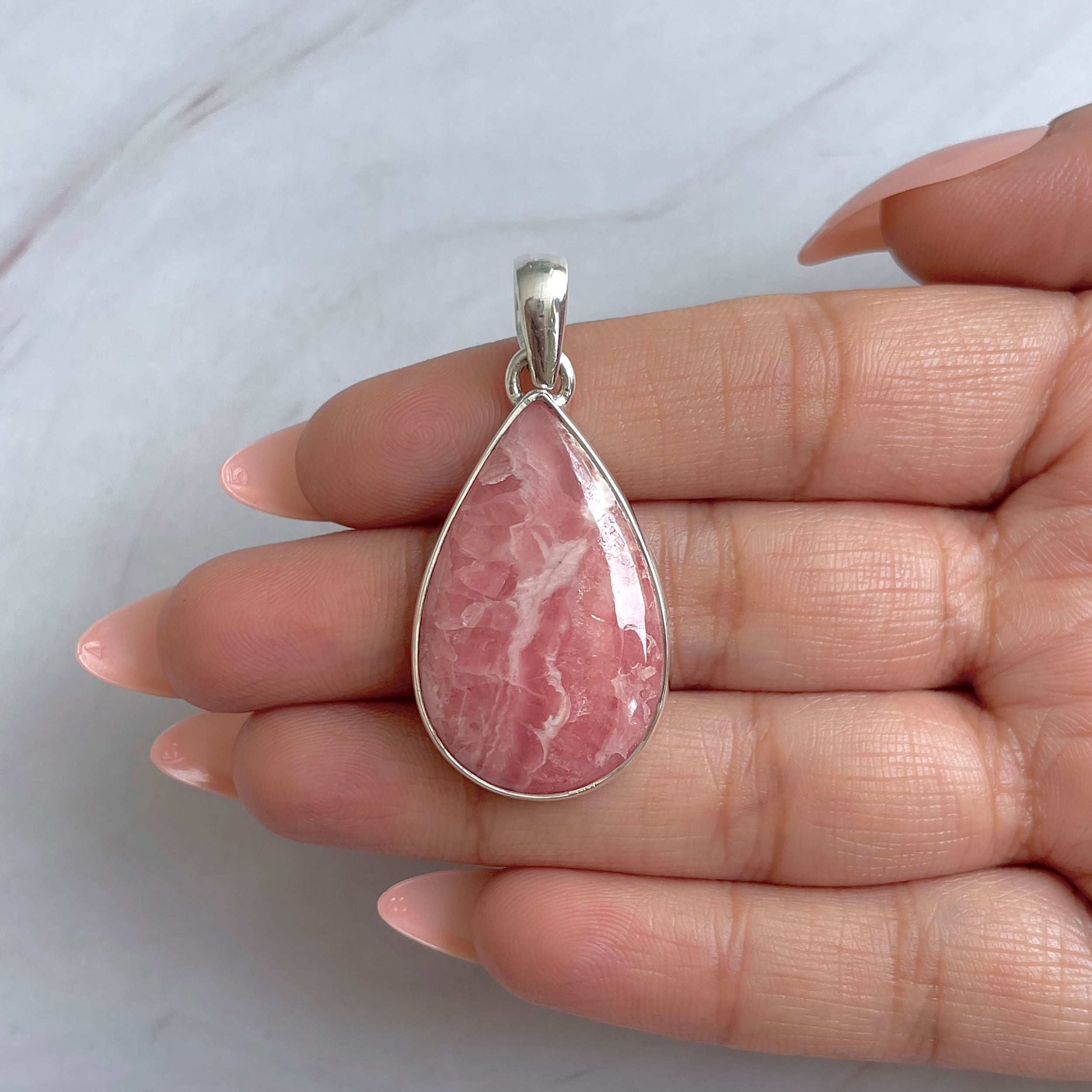 Rhodochrosite Pendant-(RDC-P-318.)