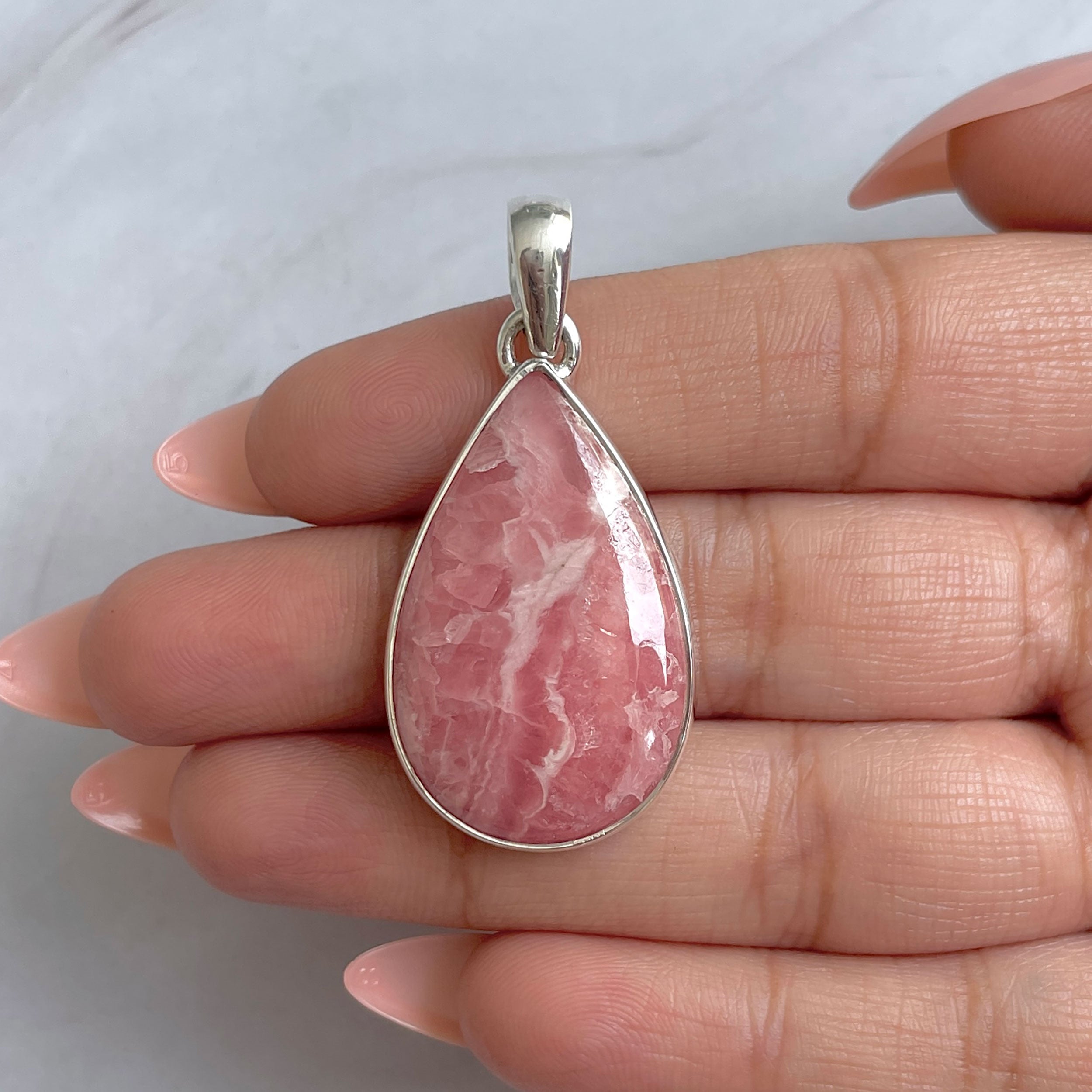 Rhodochrosite Pendant-(RDC-P-318.)