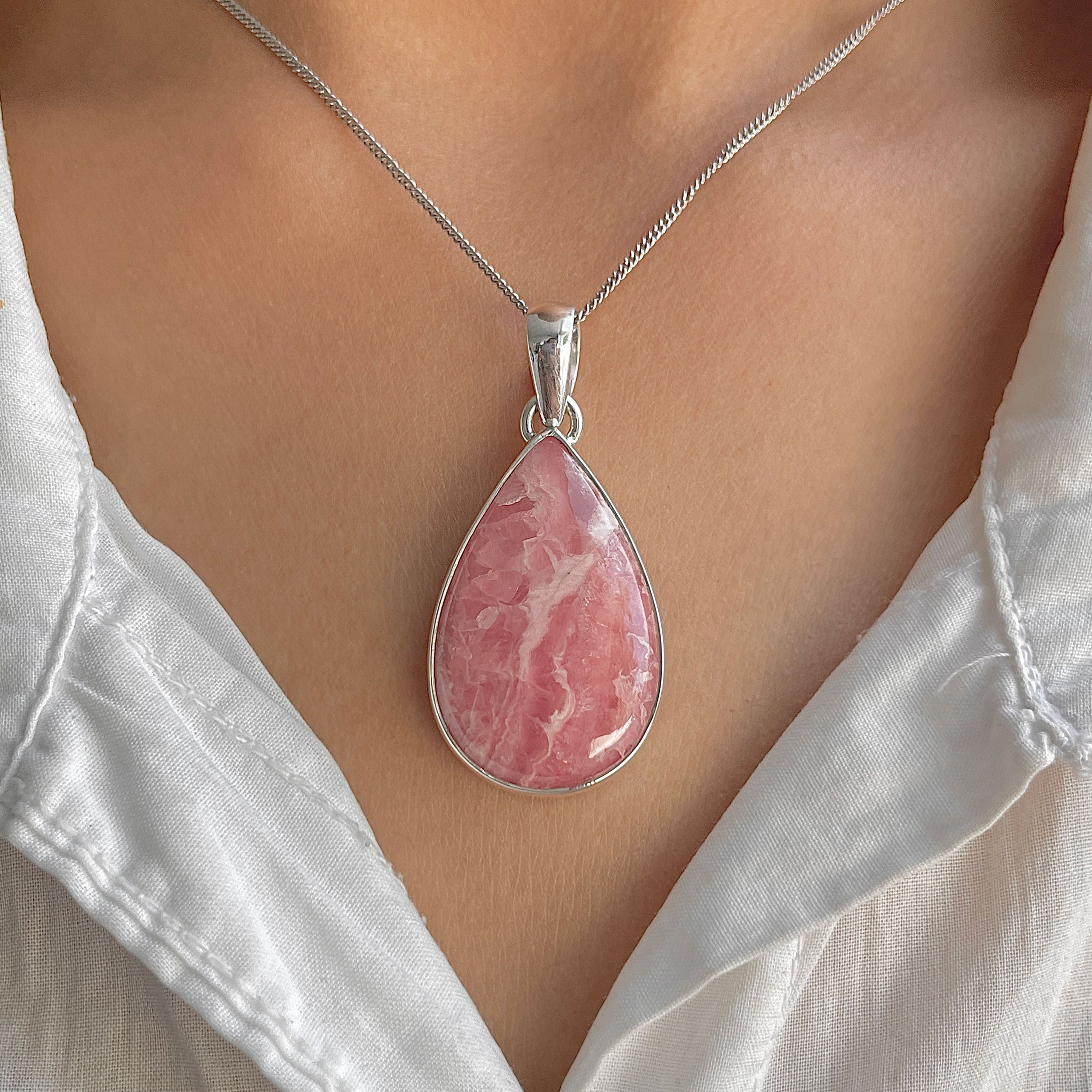 Rhodochrosite Pendant-(RDC-P-318.)