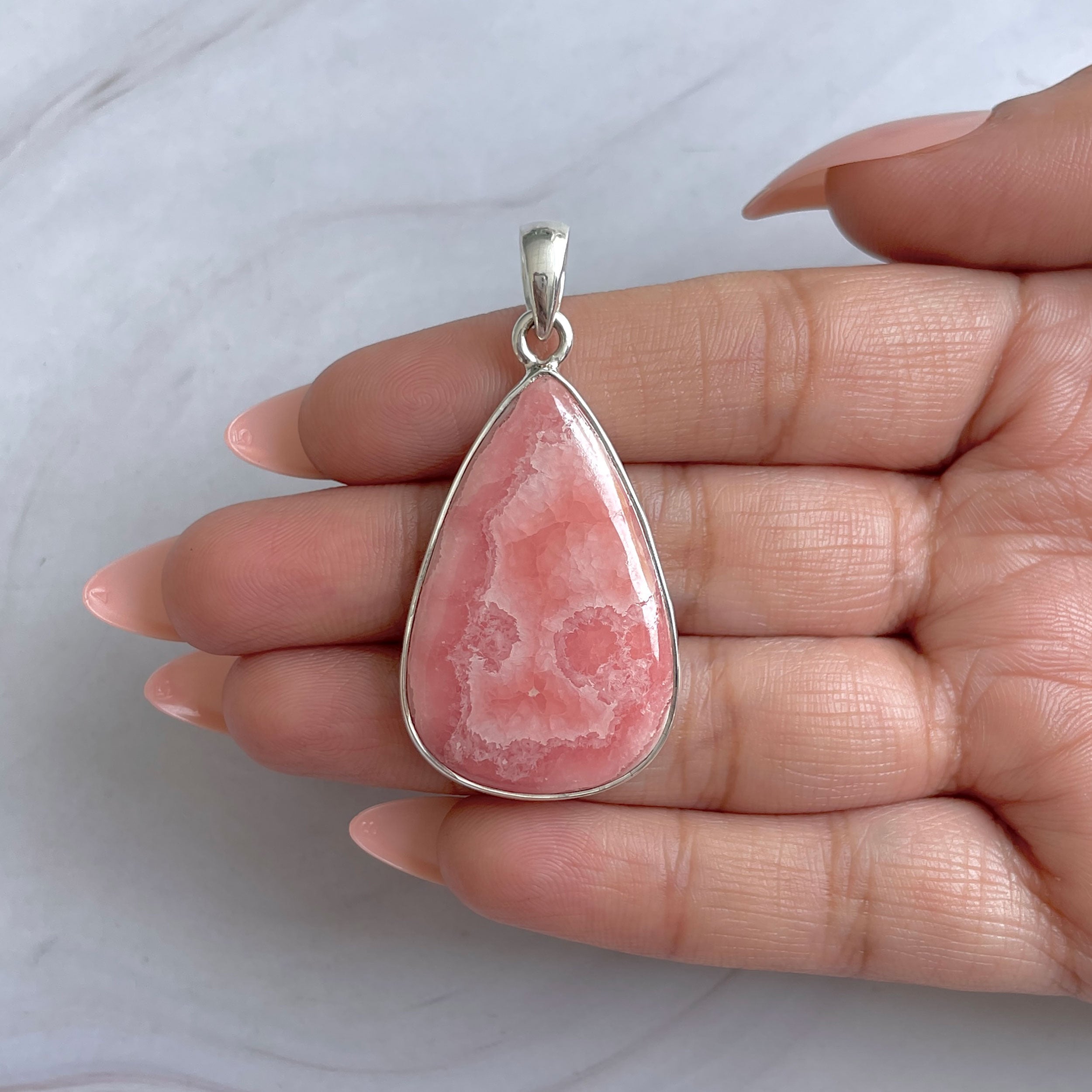 Rhodochrosite Pendant-(RDC-P-319.)