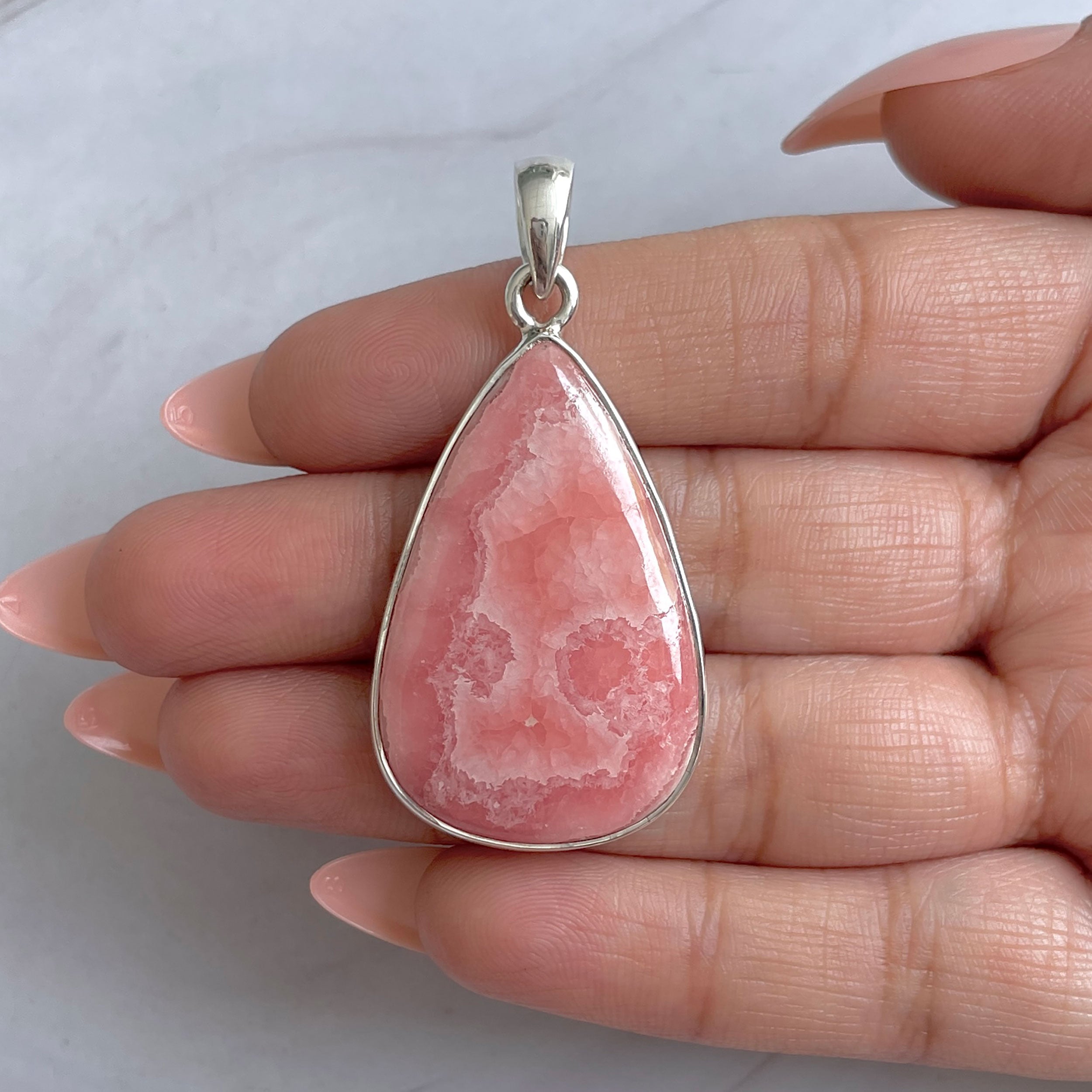 Rhodochrosite Pendant-(RDC-P-319.)