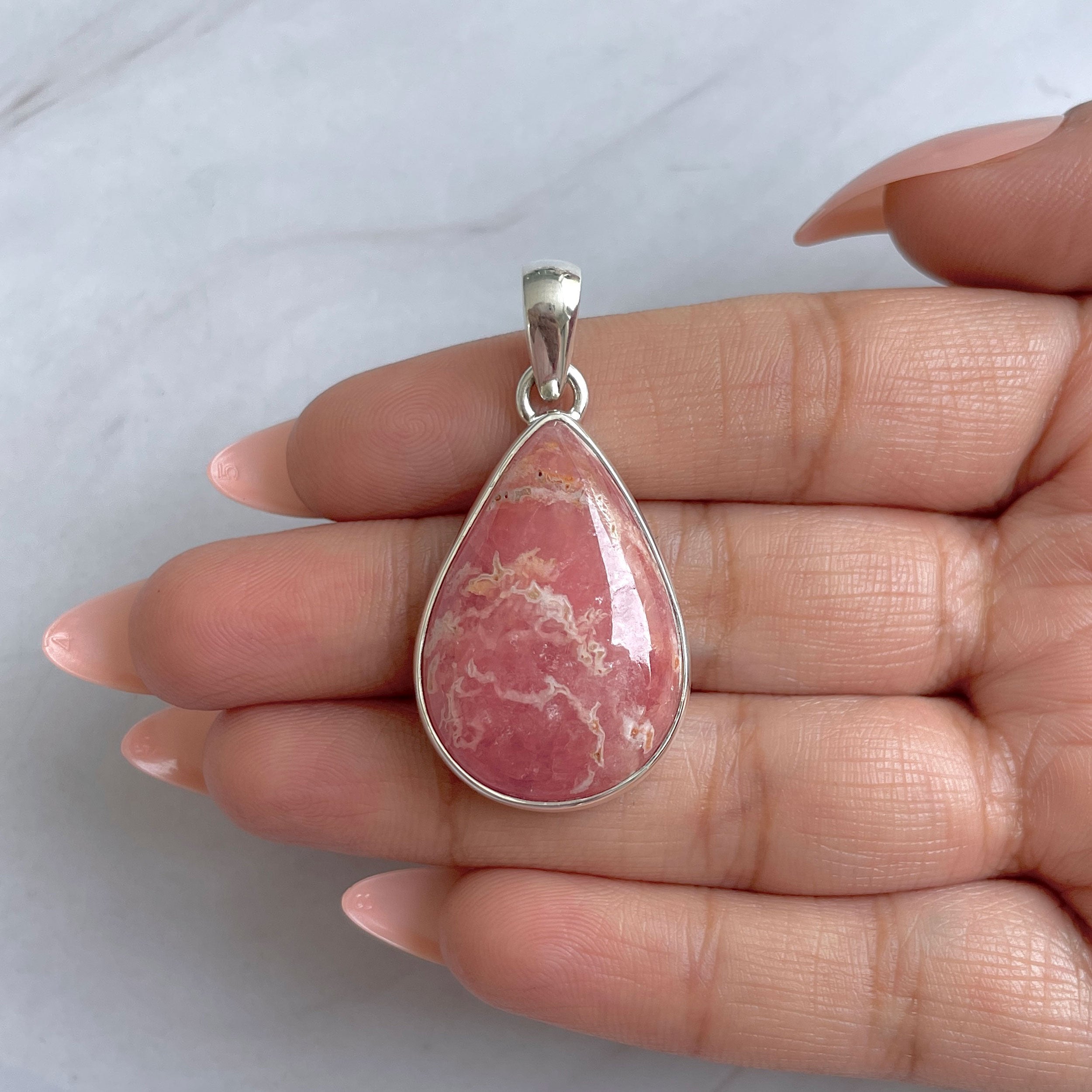 Rhodochrosite Pendant-(RDC-P-320.)