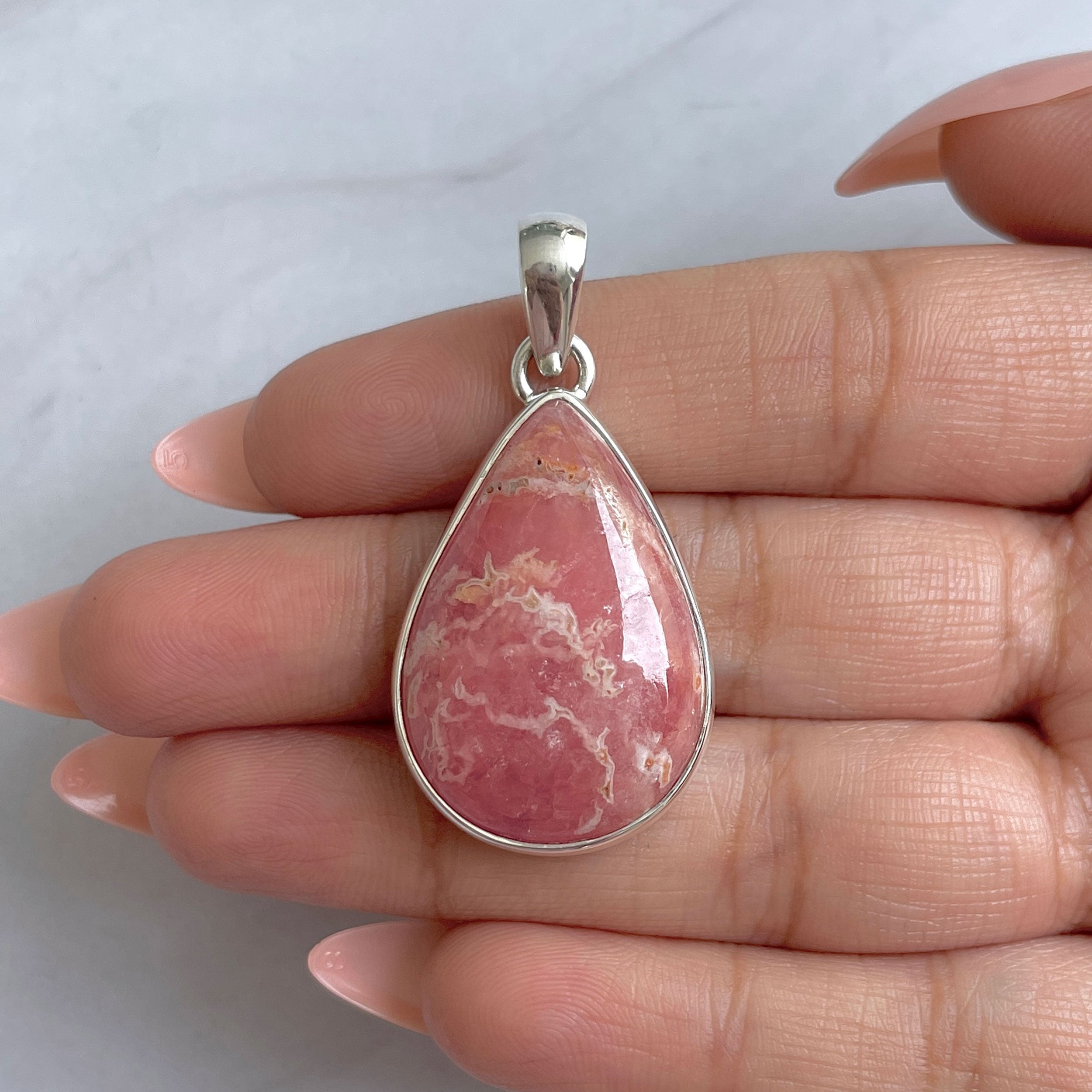Rhodochrosite Pendant-(RDC-P-320.)