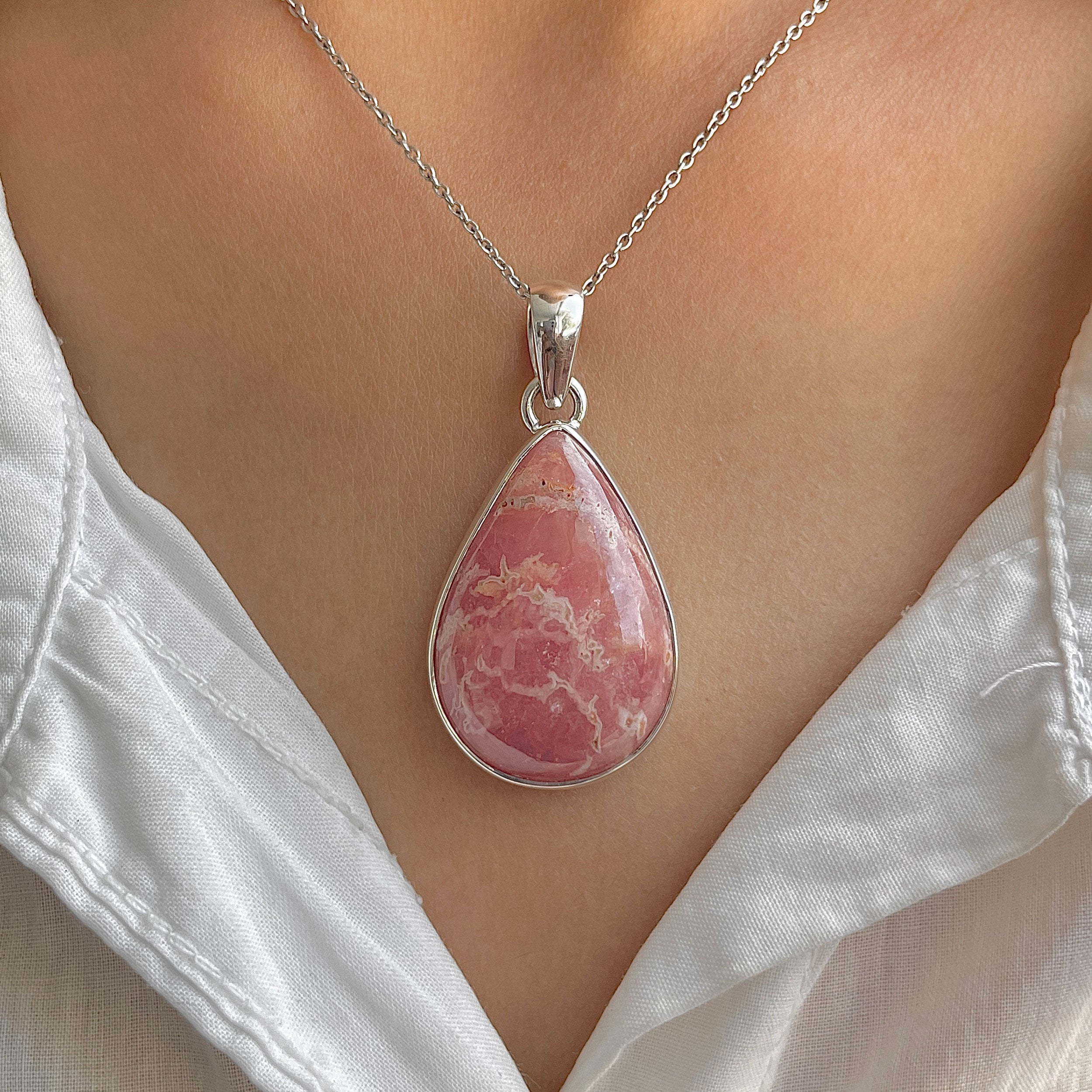 Rhodochrosite Pendant-(RDC-P-320.)