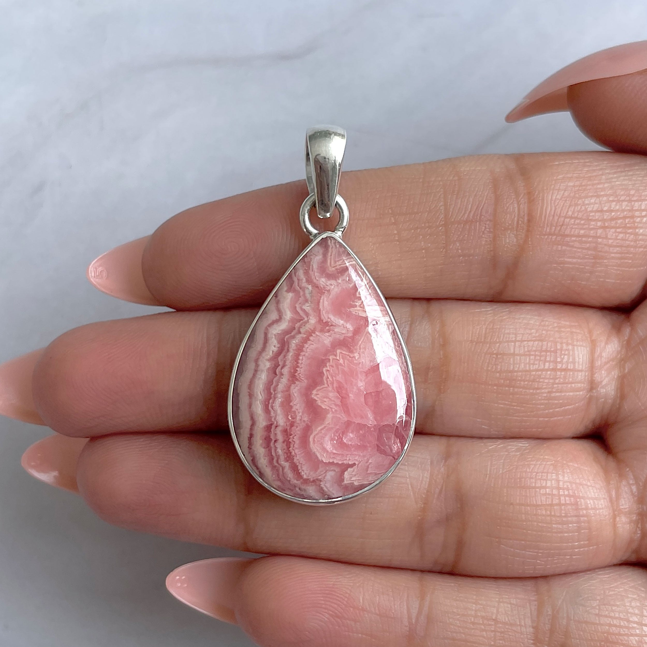 Rhodochrosite Pendant-(RDC-P-322.)