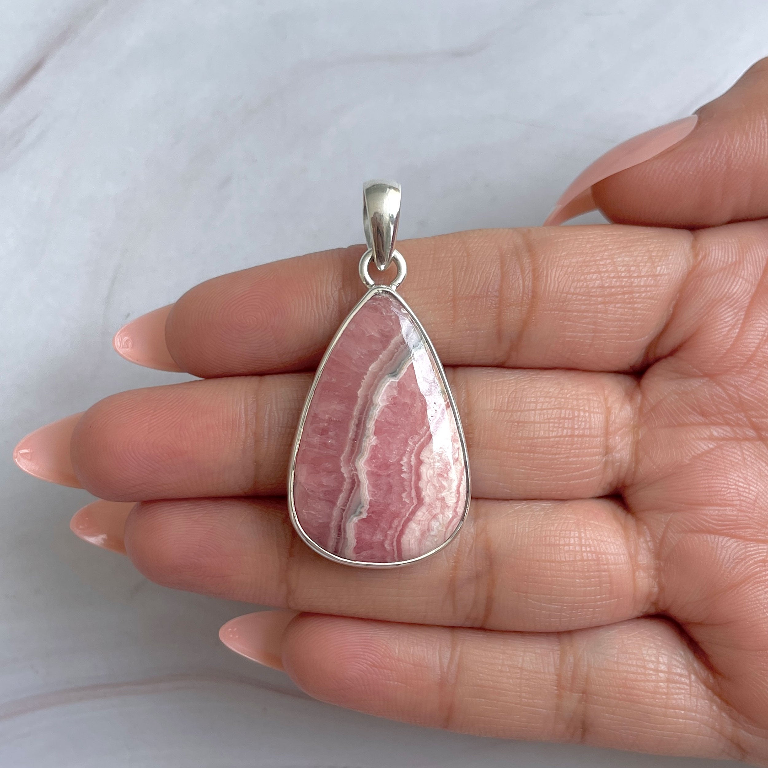 Rhodochrosite Pendant-(RDC-P-323.)
