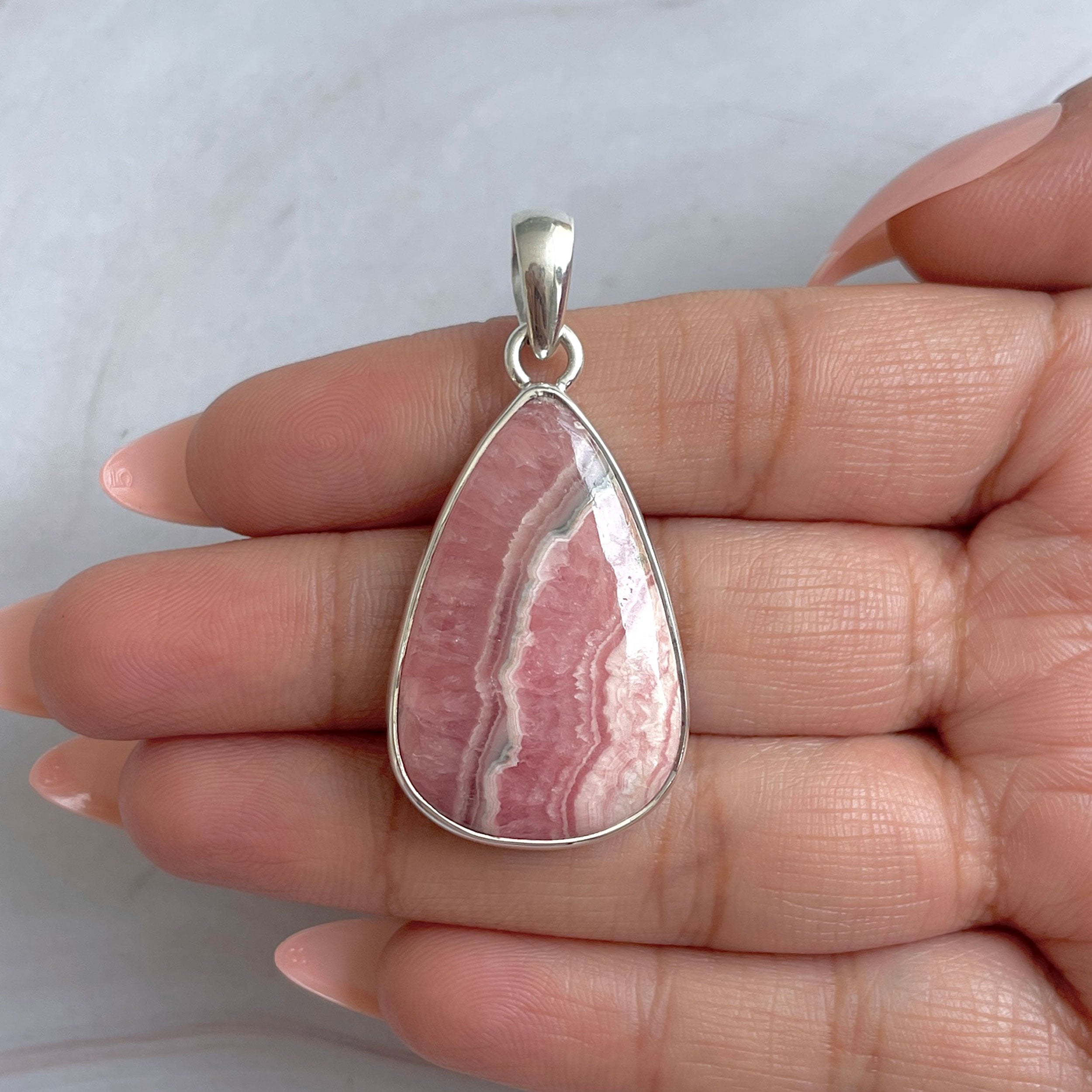 Rhodochrosite Pendant-(RDC-P-323.)