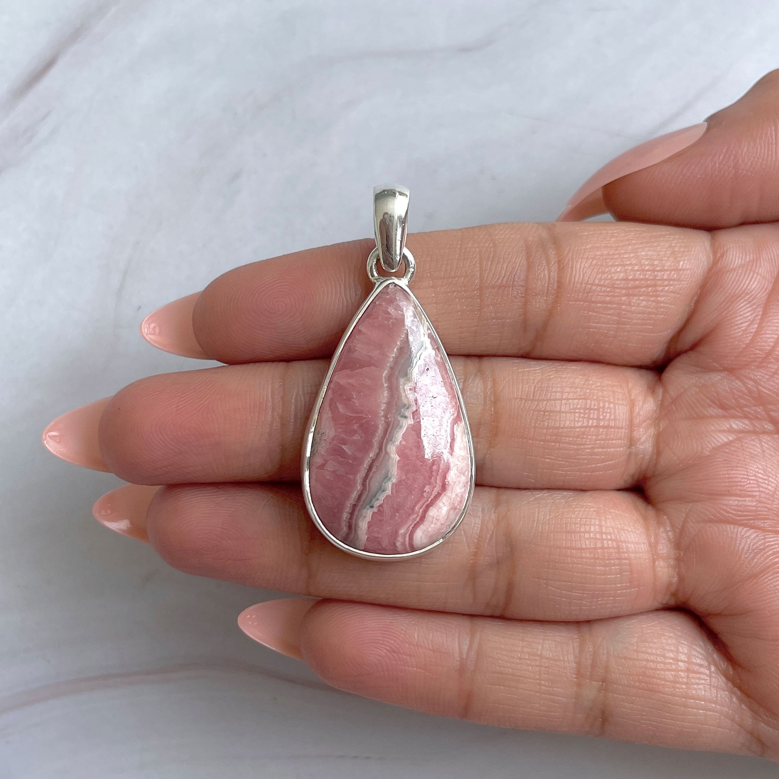 Rhodochrosite Pendant-(RDC-P-324.)