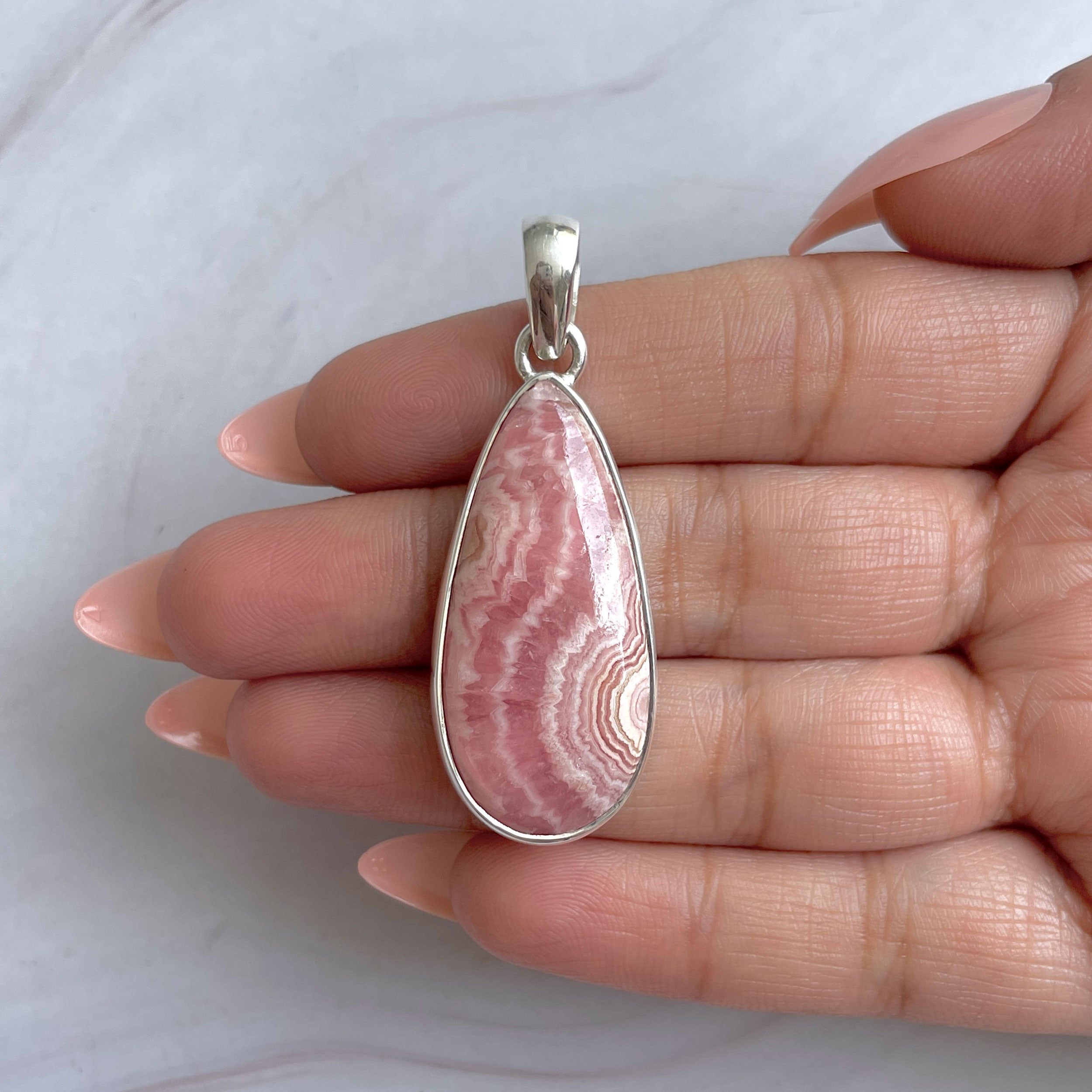 Rhodochrosite Pendant-(RDC-P-327.)