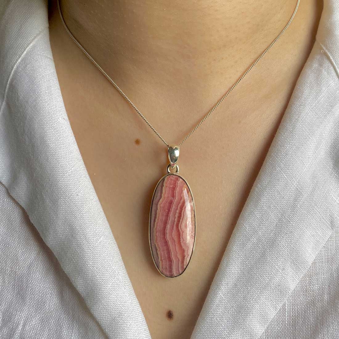 Rhodochrosite Pendant-(RDC-P-33.)