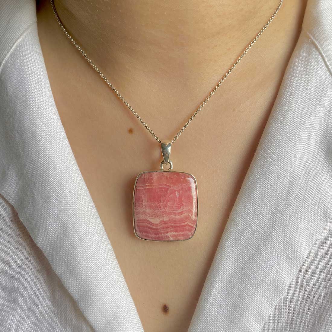 Rhodochrosite Pendant-(RDC-P-34.)