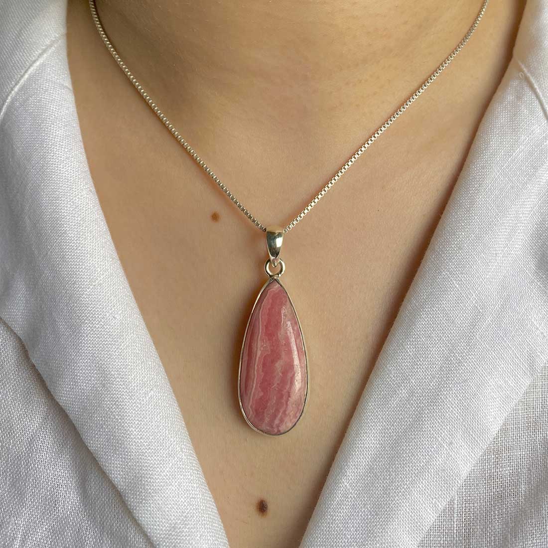 Rhodochrosite Pendant-(RDC-P-39.)